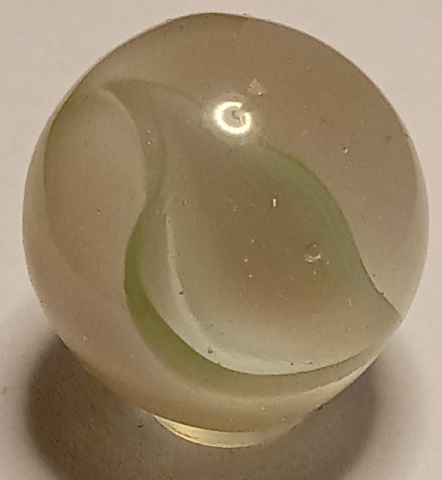 ⭐ Vitro Hybrid Cats Eye Marble Tri-Color .65 Pastel SNAPDRAGON Vintage NM+