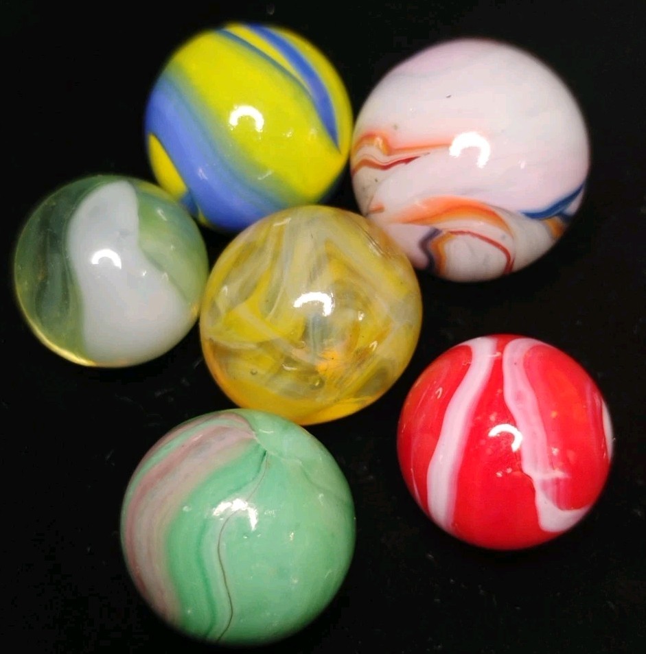 .74″-.59″ VINTAGE/MODERN MARBLES LOT🔥MINT/NM
