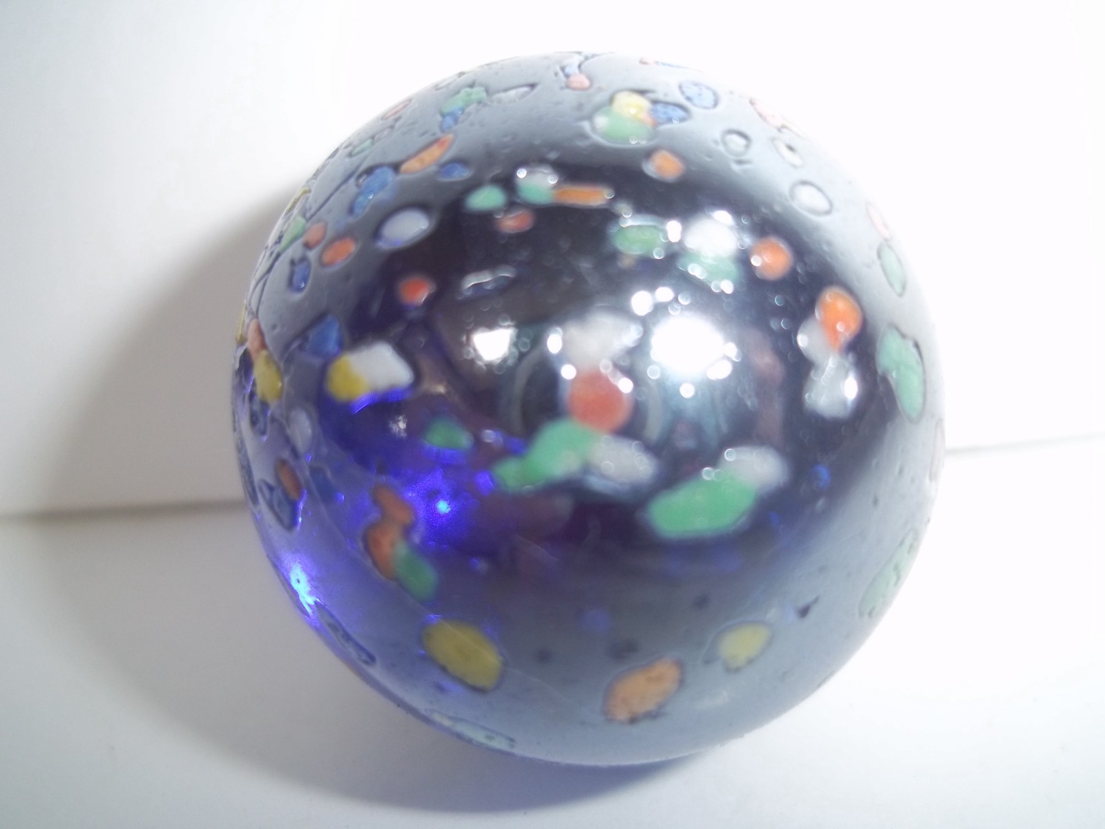 HUGE 1.15″ RARE VACOR MULTI COLOR DESTROYER MARBLE!!