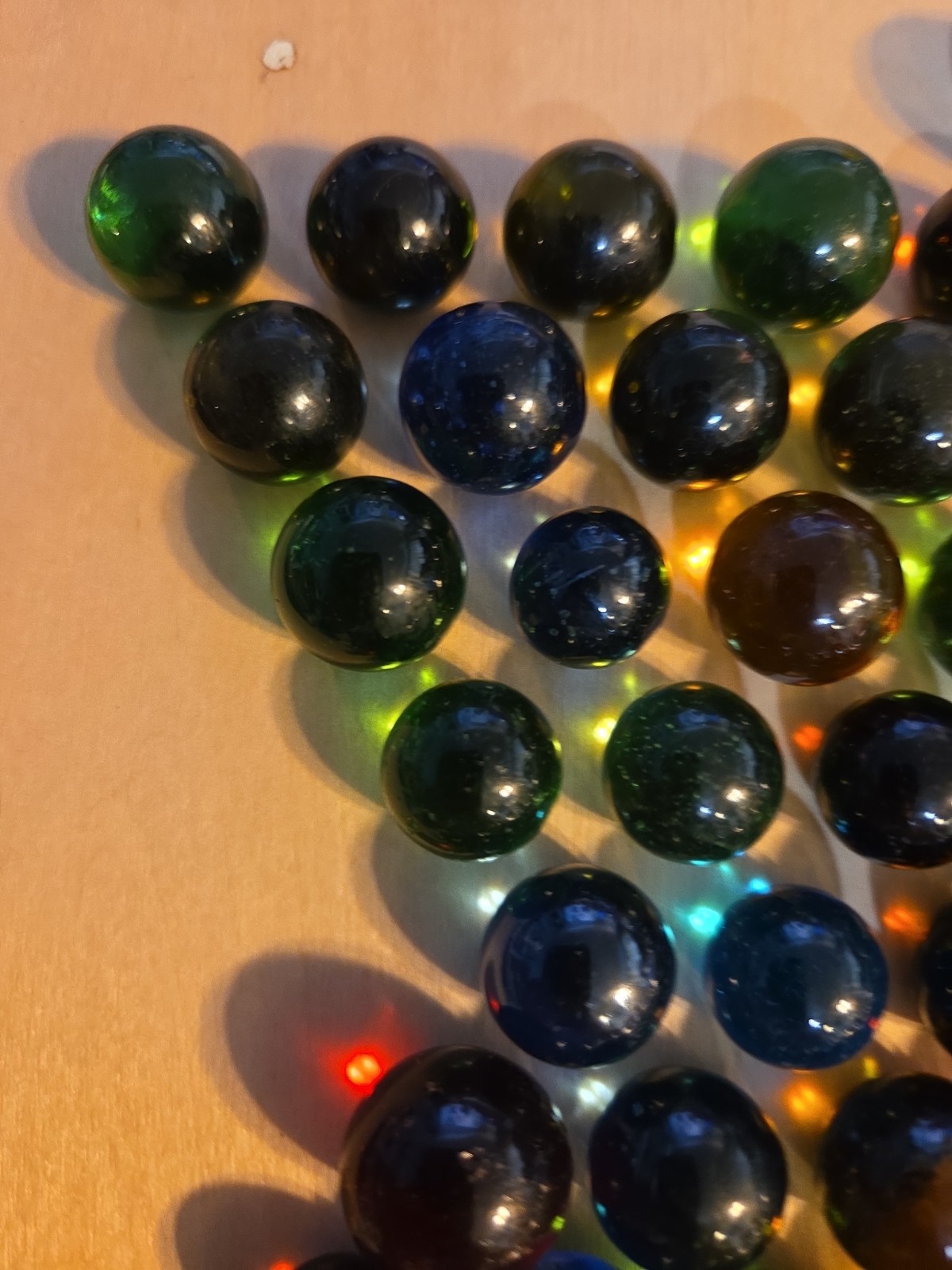 Clearie Marbles Lot Of 121 No Clear Clearies