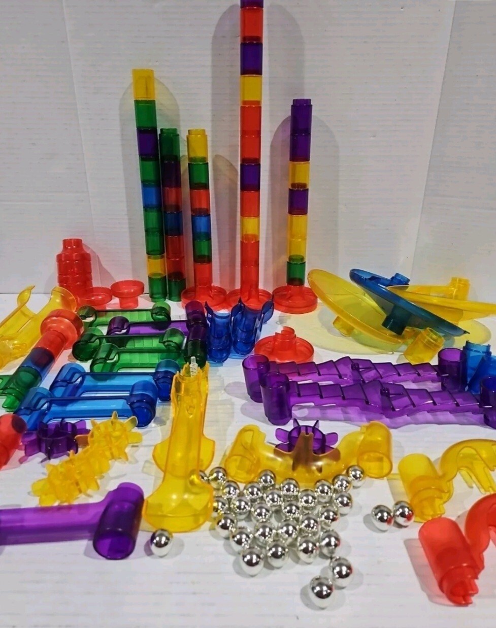 Marble Run Lot Over 80 Pieces