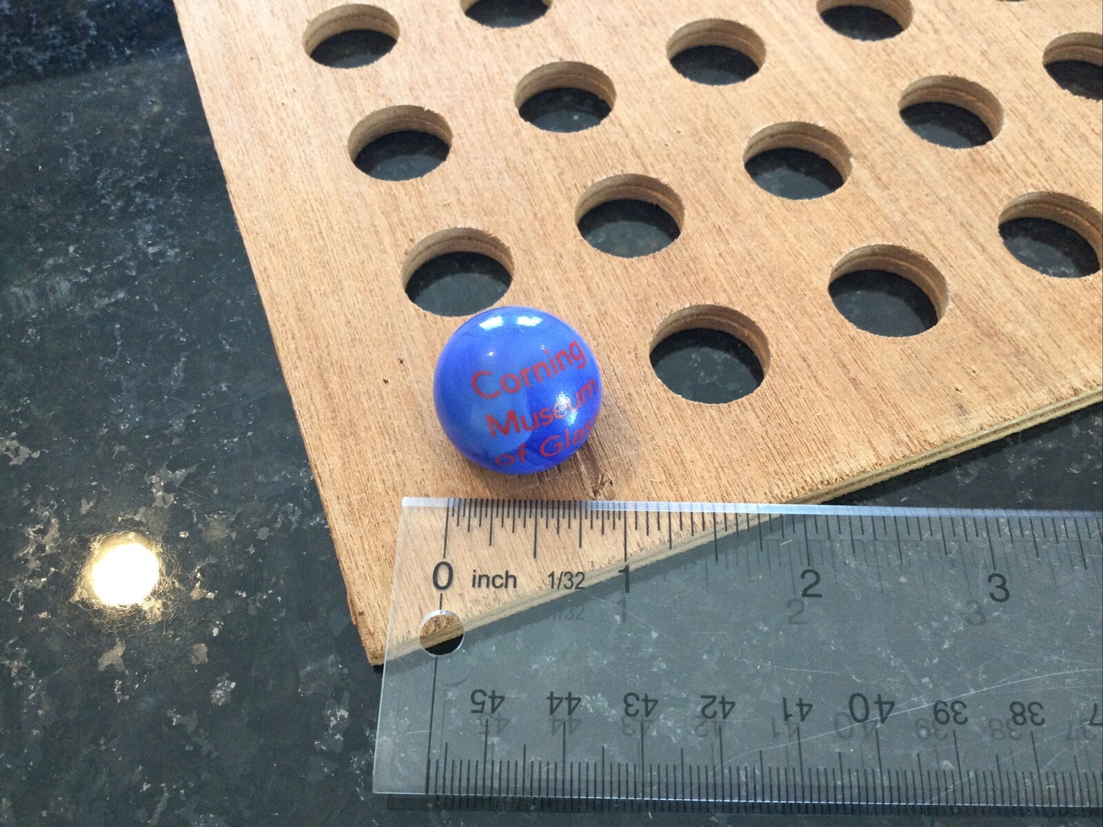 Vintage | Corning Museum of Glass | Blue & Red | Rare | 1980s