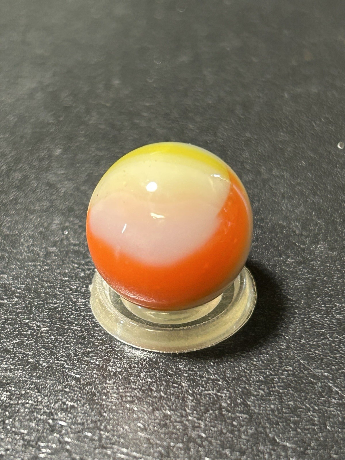 Rare Vitro TRI-LITE Patch Marble Vintage Marbles 0.69” Multicolored Wet Mint
