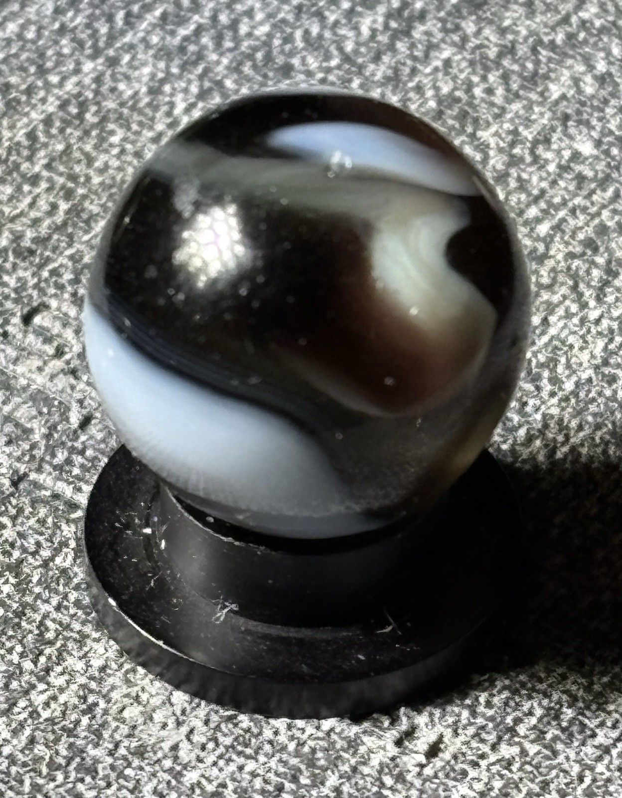 VTG Jackson Snake Swirl Marble .60” Tiny Flea Bites See Pics HTF
