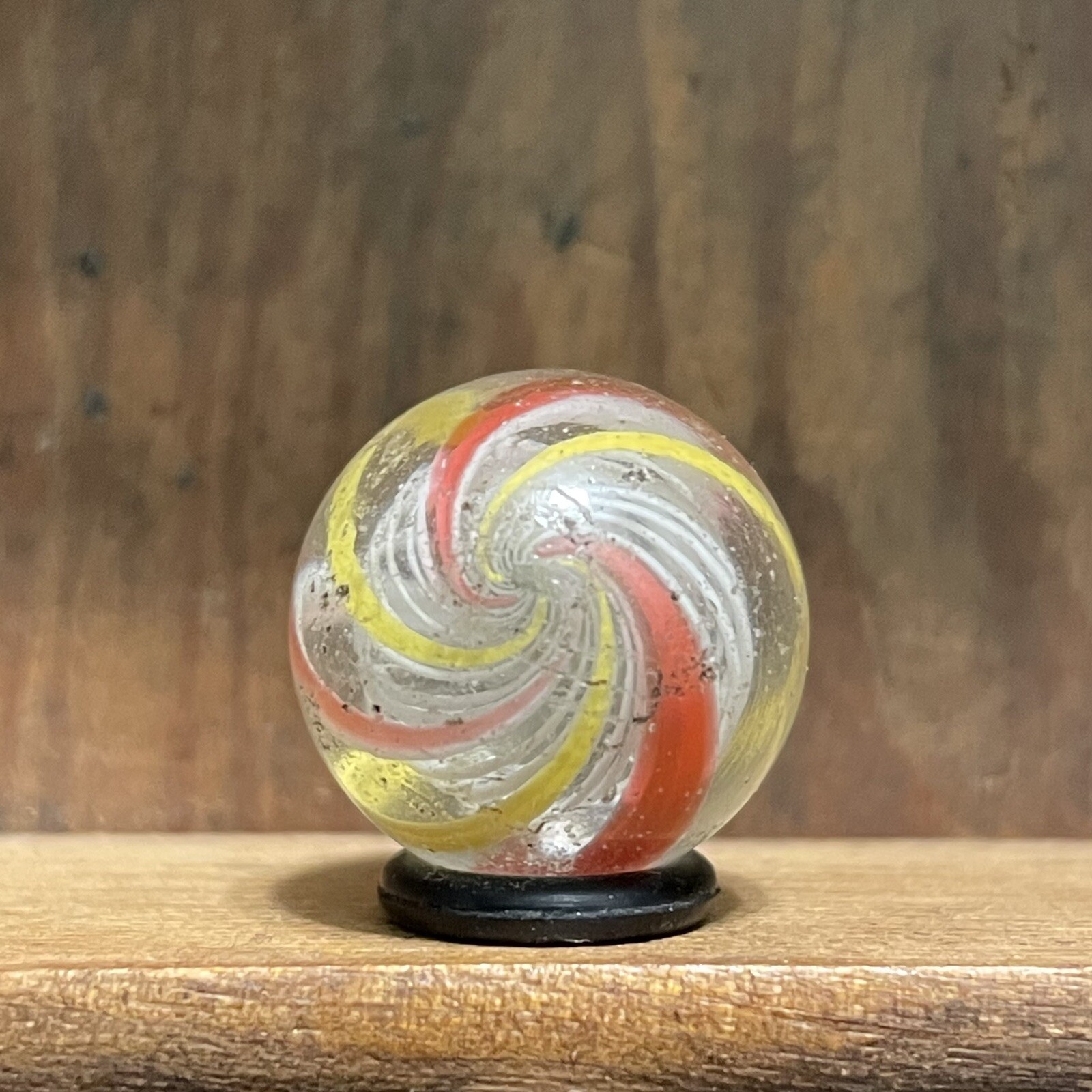 Antique Handmade Latticinio Core Marble 21/32” Near Mint(-) Combine Shipping