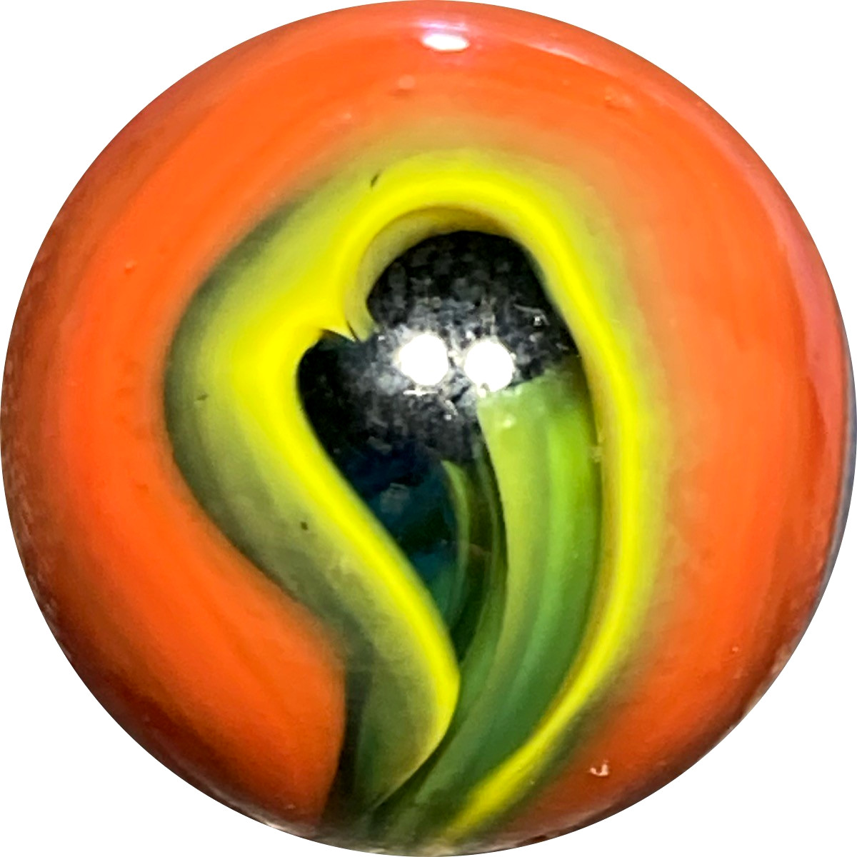 (one) MINT 5/8″ VACOR 1st RUN MICHELANGELO MARBLE, nice pattern.