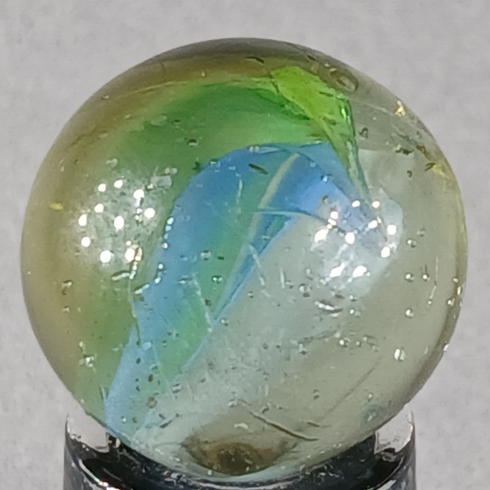 Vintage Imported Cat’s Eye Marble .60 Inches Near-Mint Condition