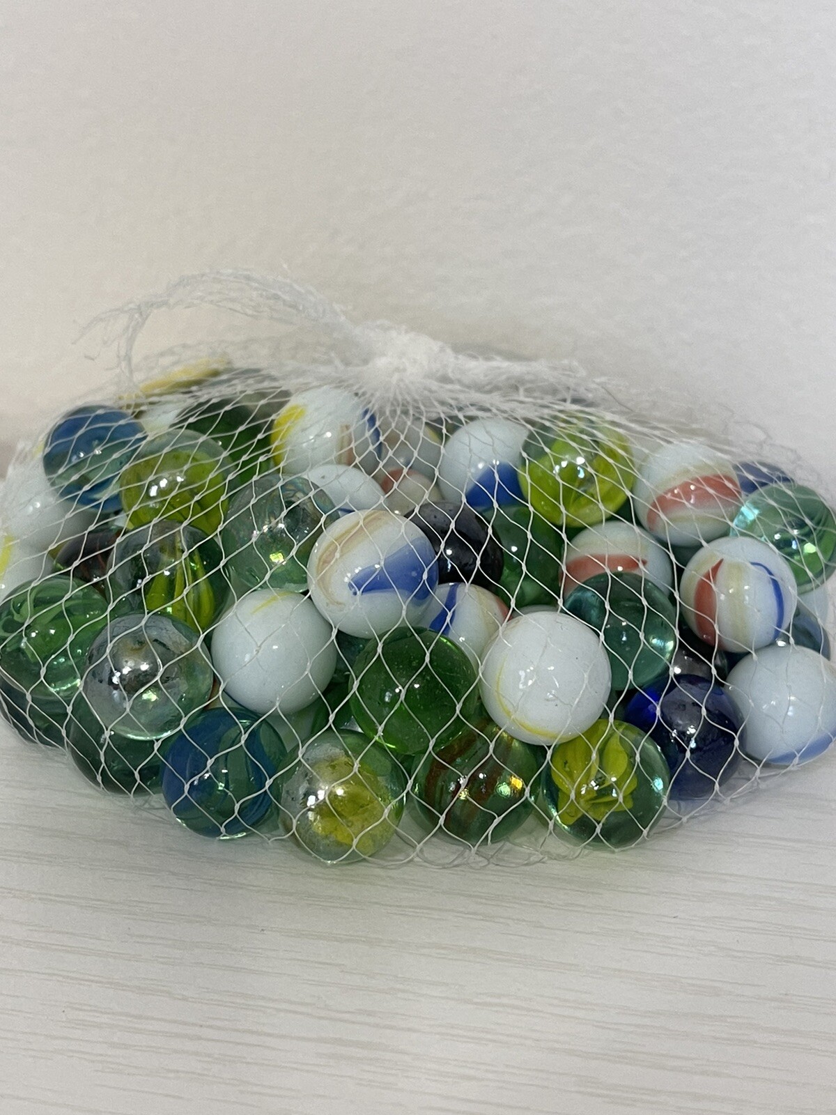 100 Count Lot Of Vintage Glass Marbles