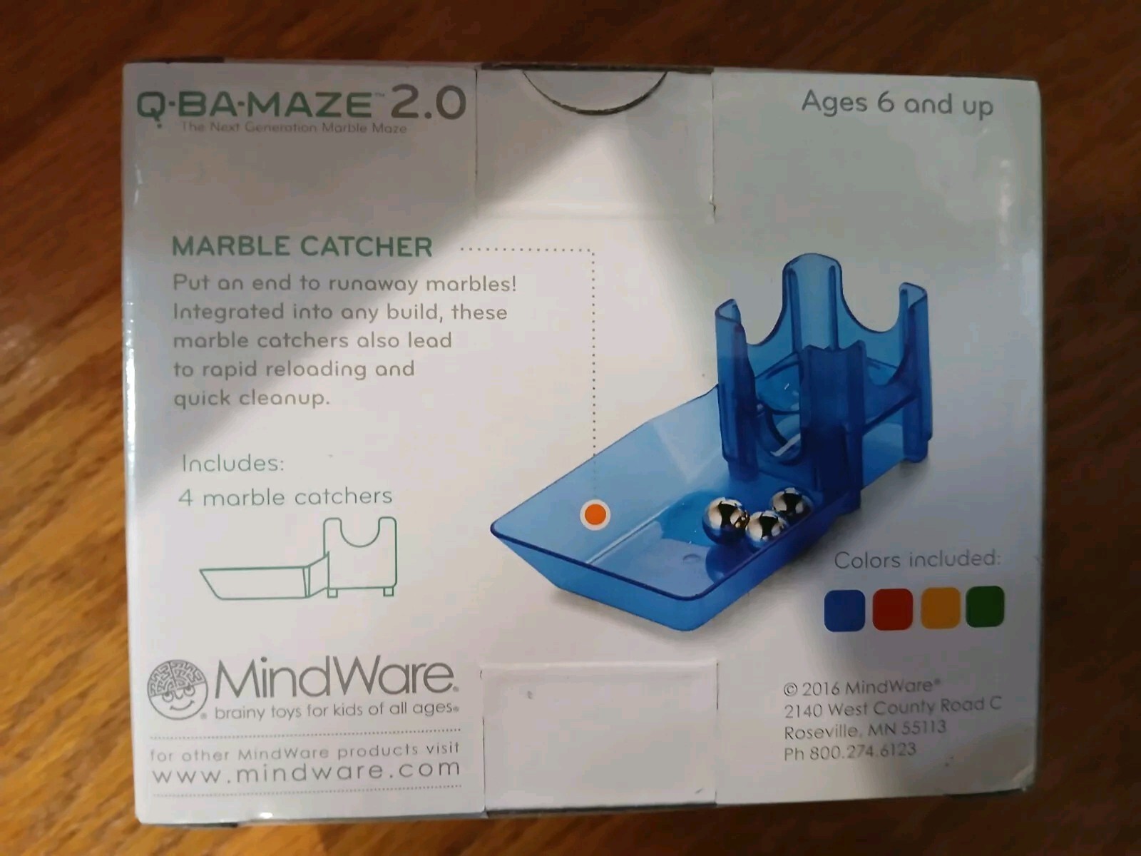 MindWare Q-BA-MAZE 2.0 Marble Catchers Accessory