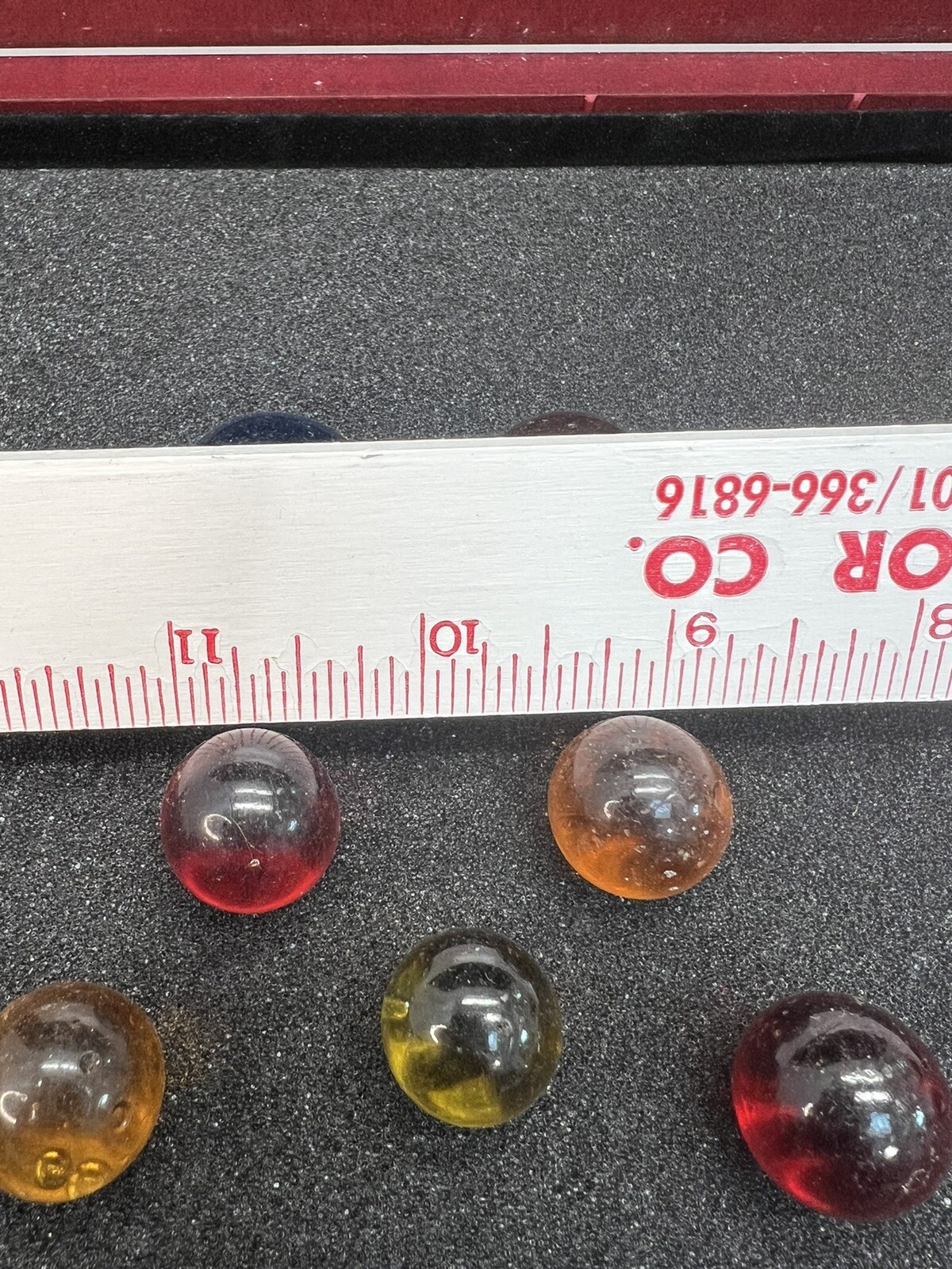 Vintage 1930’s – 1940’s Clear Glass Shooters(2) And Asst.- Combined Shipping 015