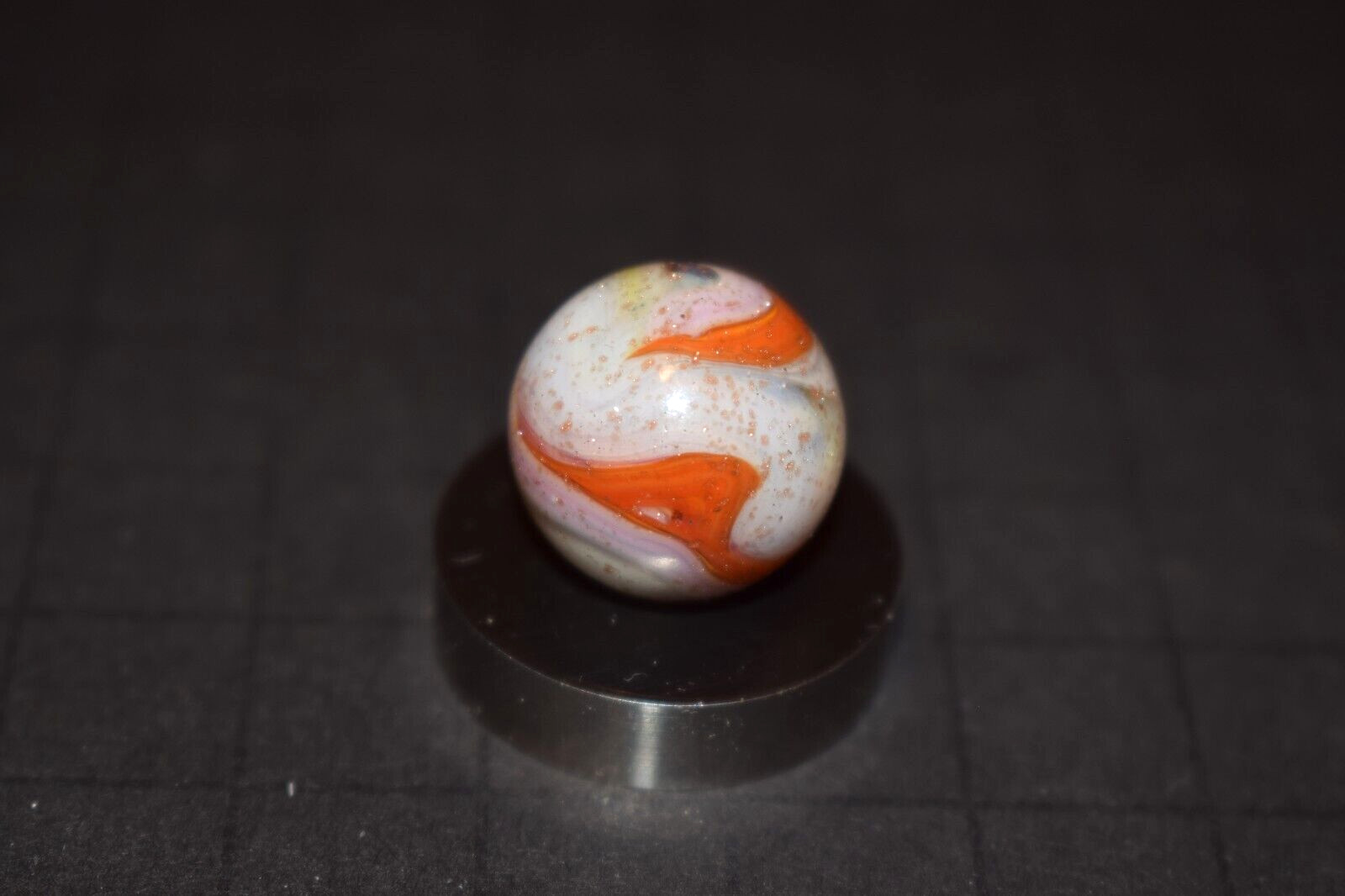 JABO/DAS 💥Mica Flame💥 Toy Marble Size .687=11/16″=17mm MINT