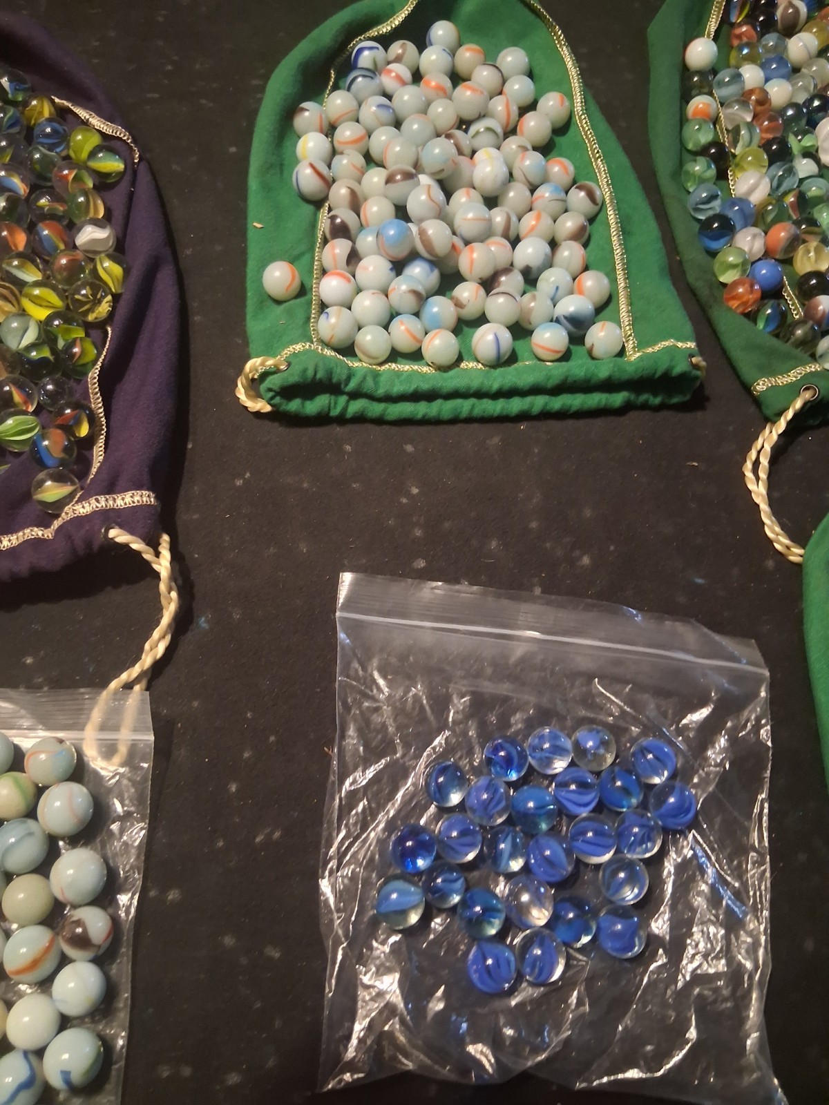 Marble Vintage Toy And Marble Collection High End Collector Lot 400 Plus Marbles