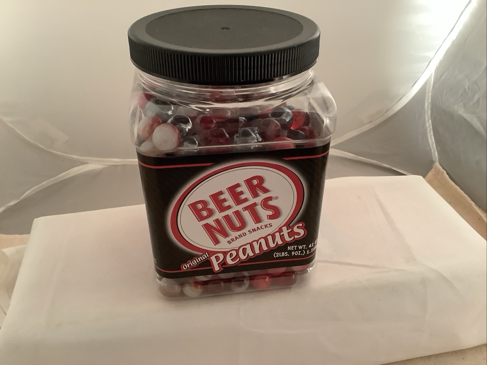 Plastic Bottle filled With A Mixture Of Marbles Found In A Garage.