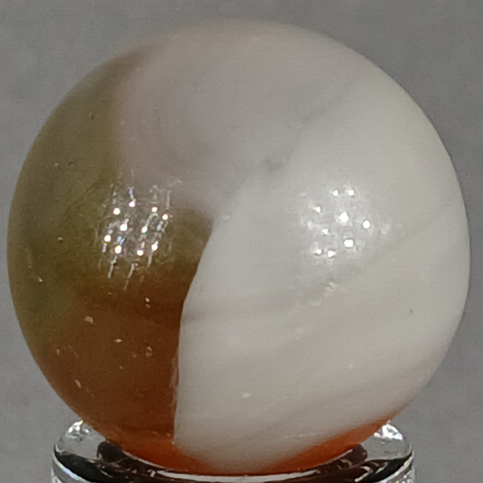 Vintage Vitro Conqueror Marble .61 Inches Near-Mint Condition