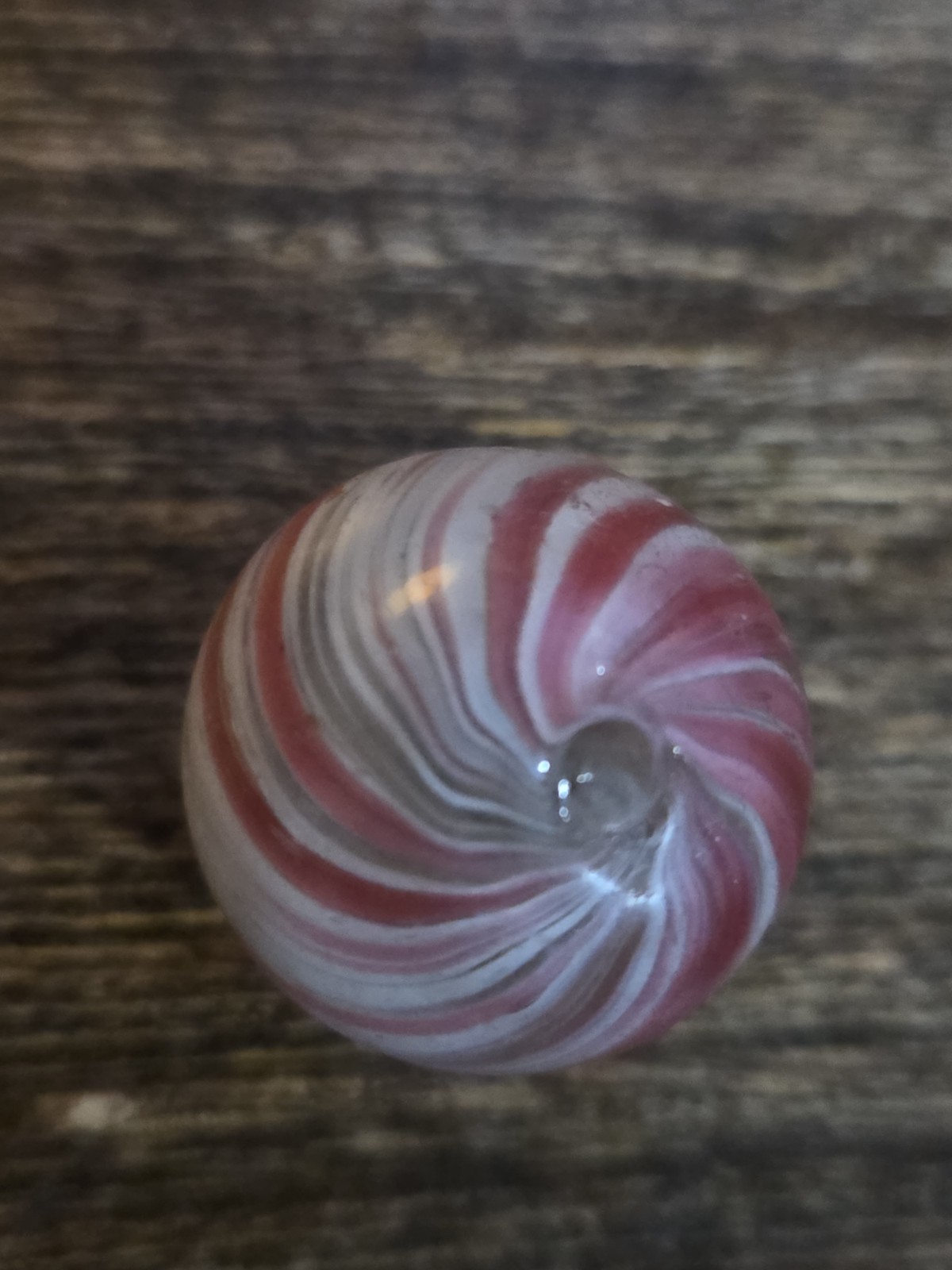 .90 German Vintage Marble Pink White Onion Skin Shooter