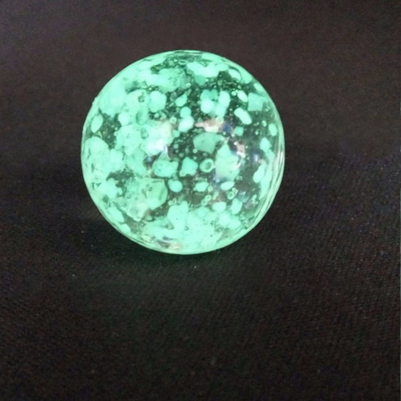 Luminous Glass Ball 16/20/22/25/30mm Cream Console Game Pinball Machine DIY Toy