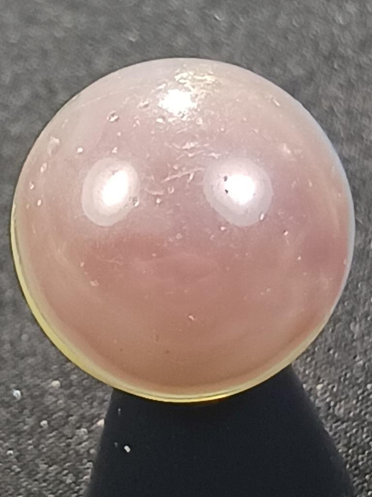 Vitro Agate .58″ Lavender Yellow Blue Tiger Eye Good Cond. Serious Marble A446