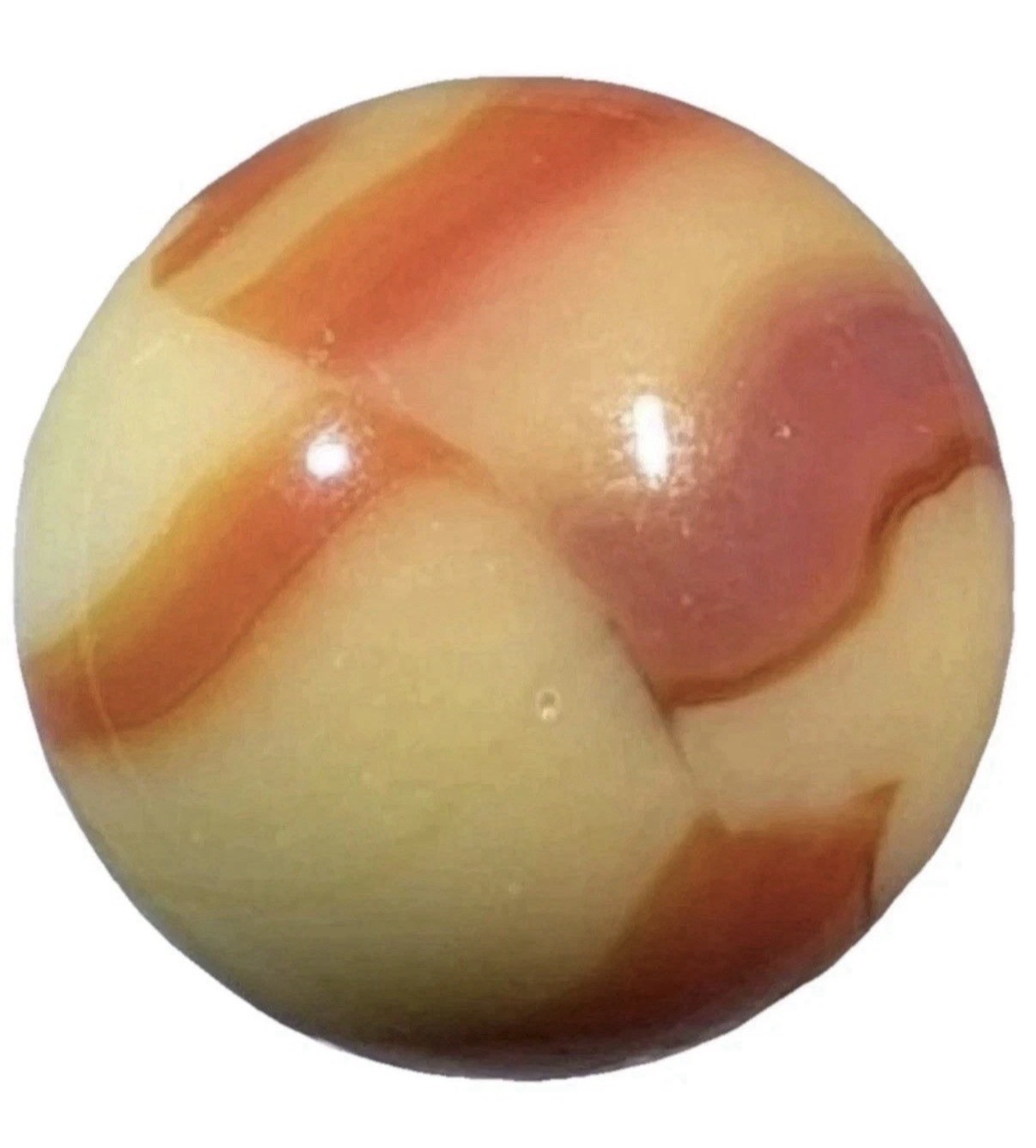 Peltier Glass Co Queen Bee Vintage Marble 21/32” Mint