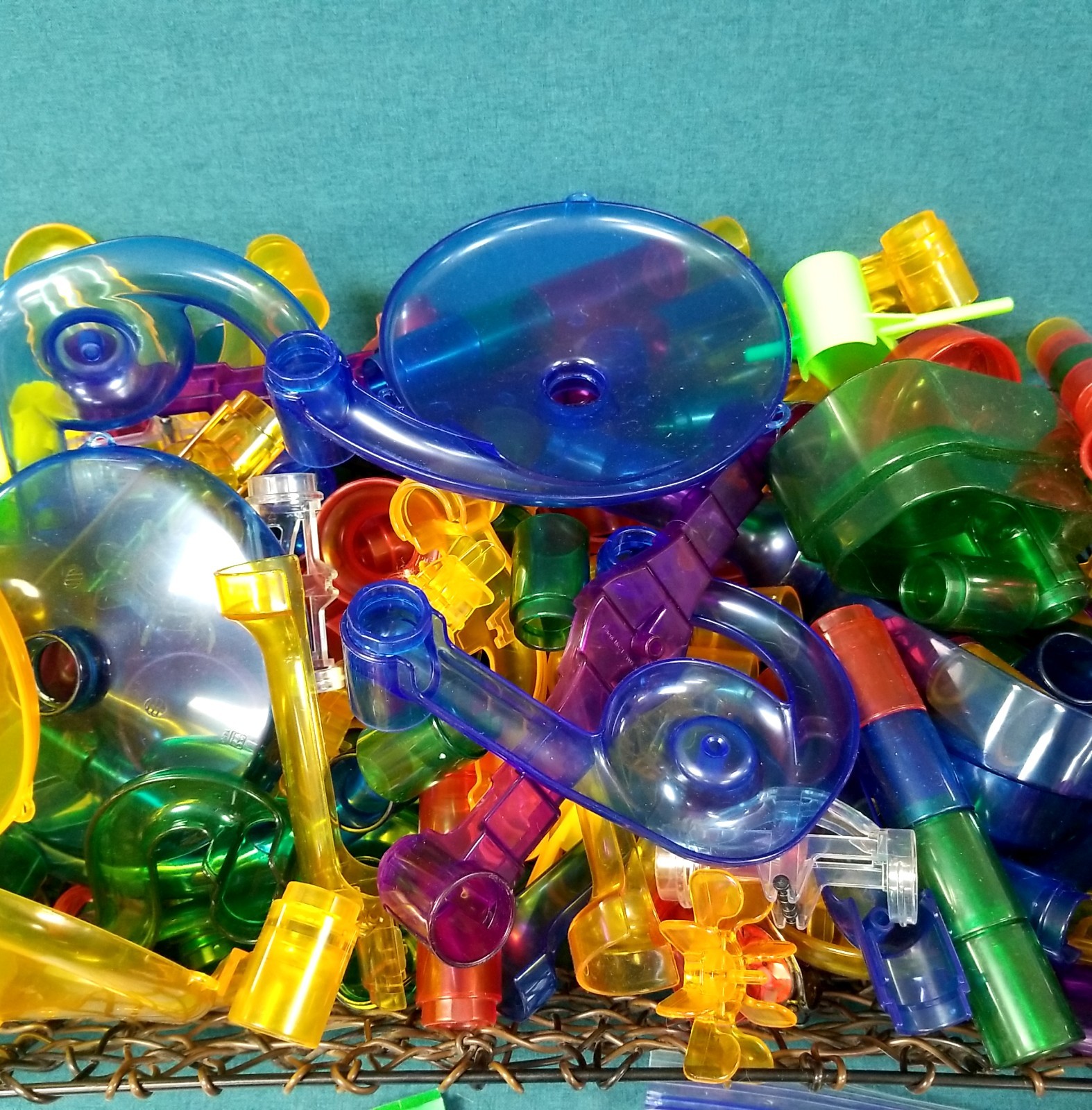 Marble Genius Marble Run Super Set Incomplete Add On Pieces w/ Directions