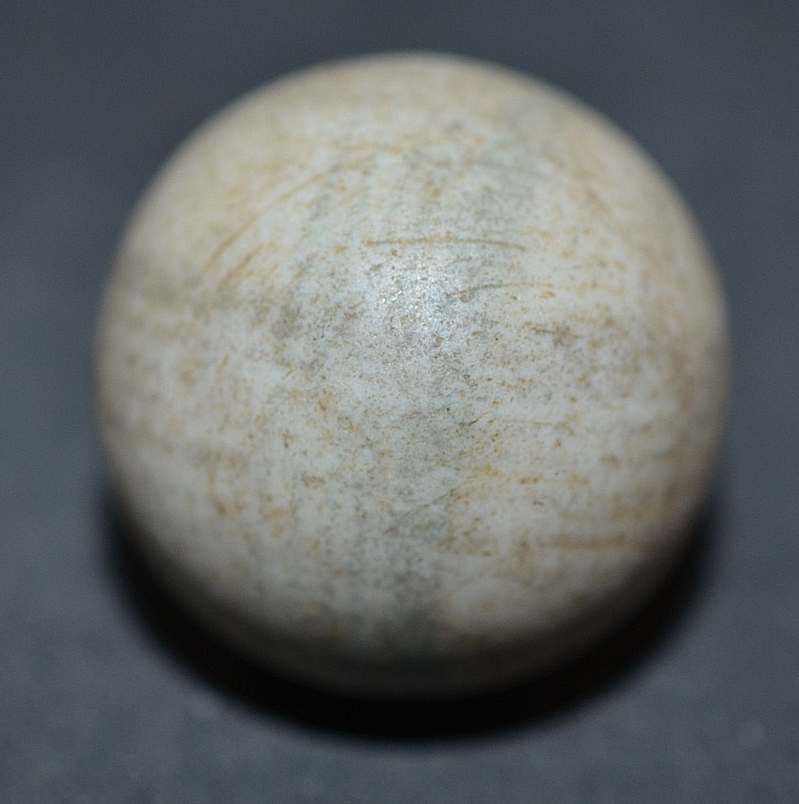 Lined China Marble Handmade 61/54″ Organic Collector Old Lot #983