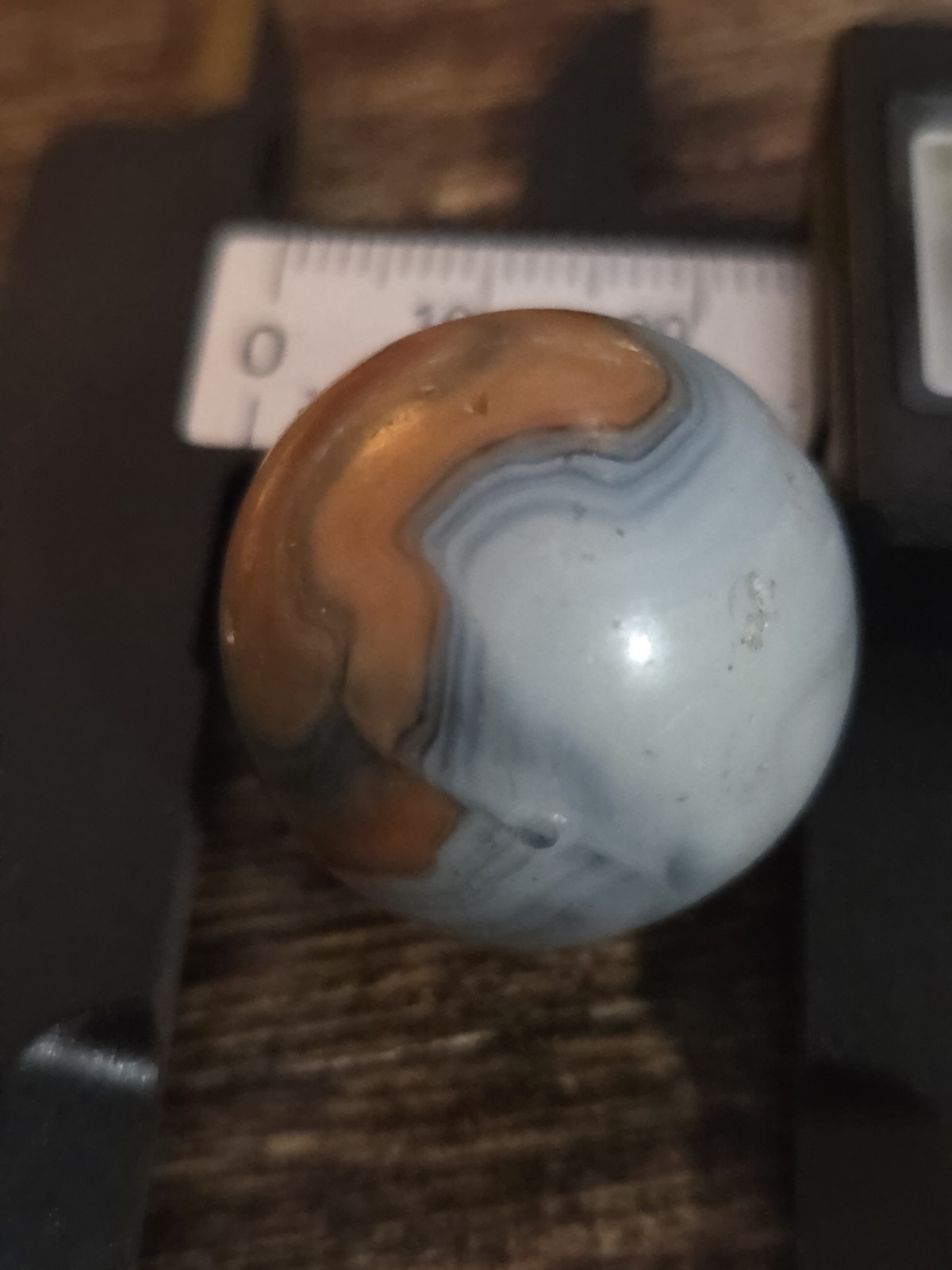 Christensen Agate Company Blue Red .96” Shooter