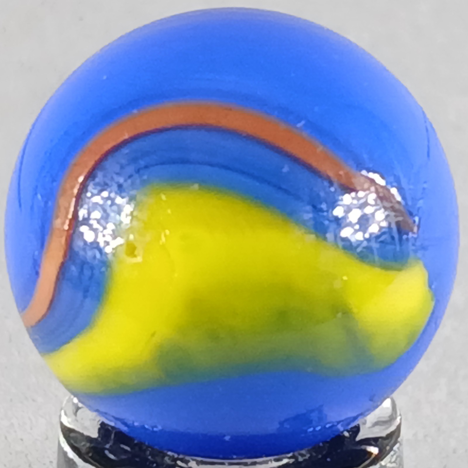 Vintage Imported Patch And Ribbon Marble .61 Inches Near-Mint Condition