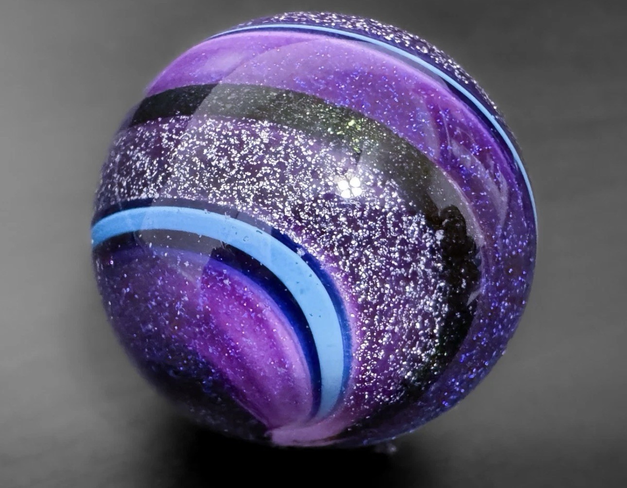 Eddie Seese 1.38″ 2003 Handblown Contemporary Art Glass Marble