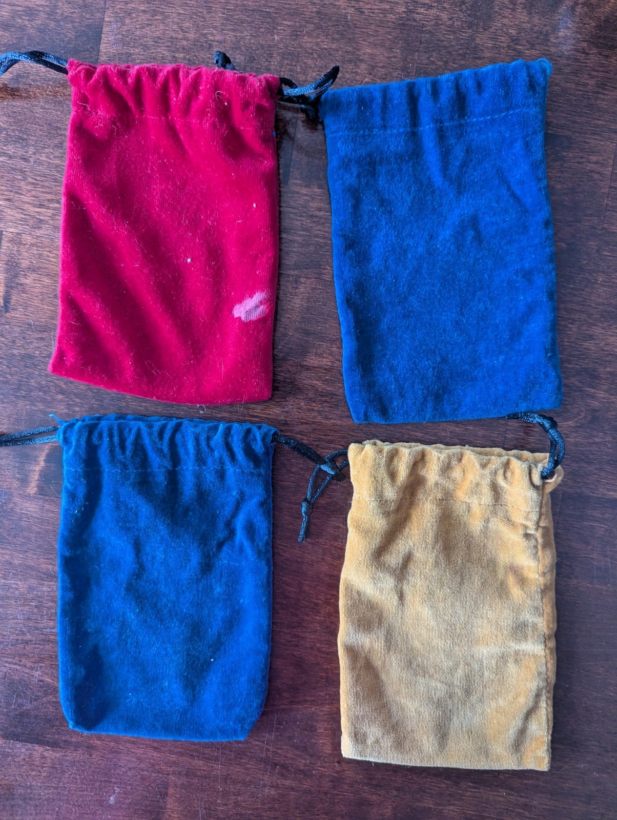 Pokémon Vintage Marble Bag Lot – 4 Marble Bags – No Marbles