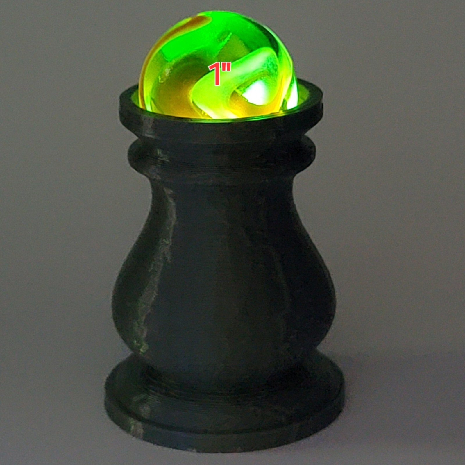 Black LED Marble Display For Up To 1.5″ – 2″ Marbles – Lot #5101
