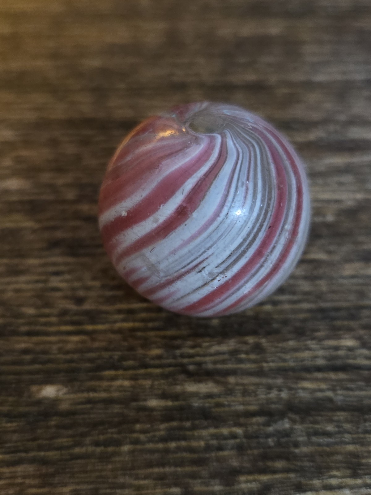 .90 German Vintage Marble Pink White Onion Skin Shooter