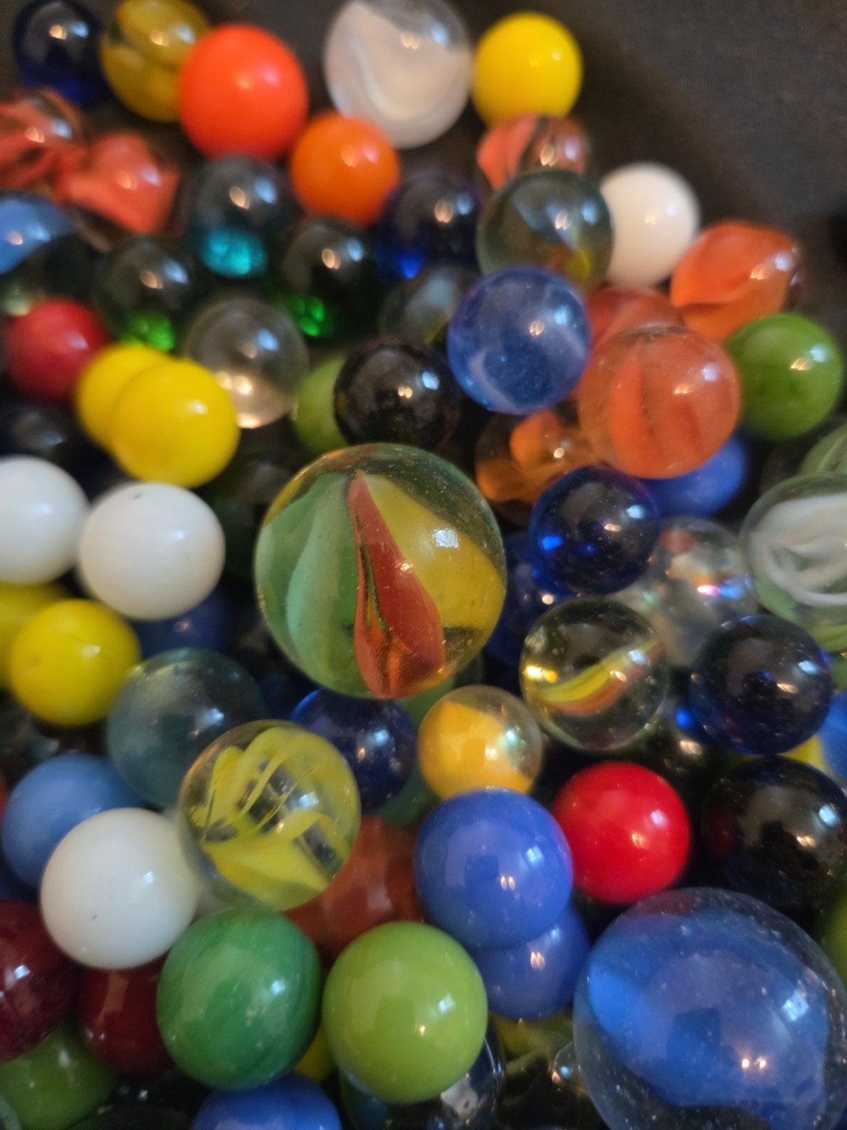 Vintage Marbles For Games Or Crafts( Some Are Pre 1930s)