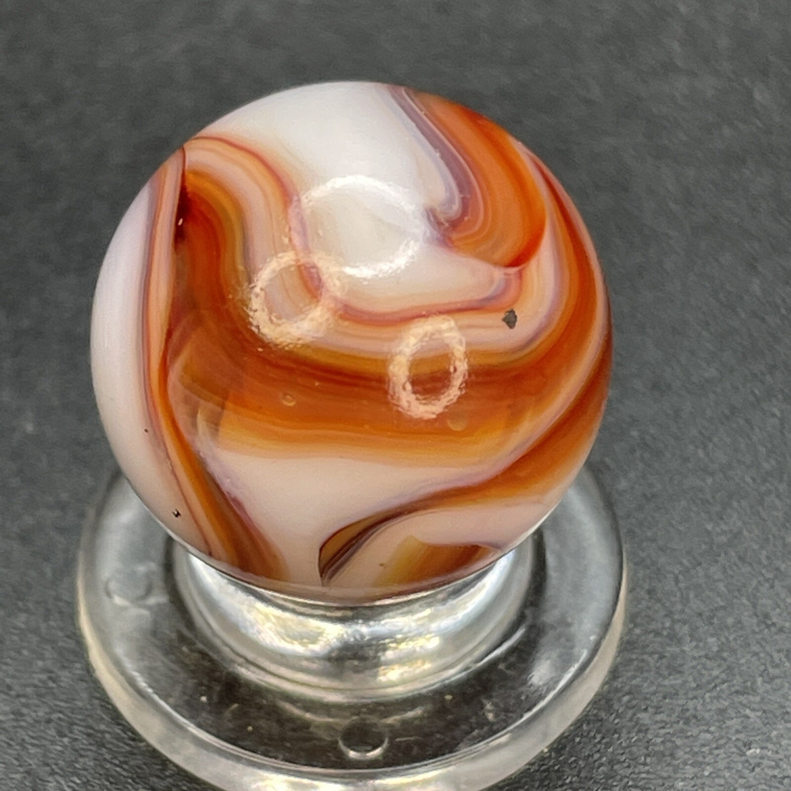 Alley Swirl Marble West Virginia Swirl Marble Vintage Marbles 0.669”