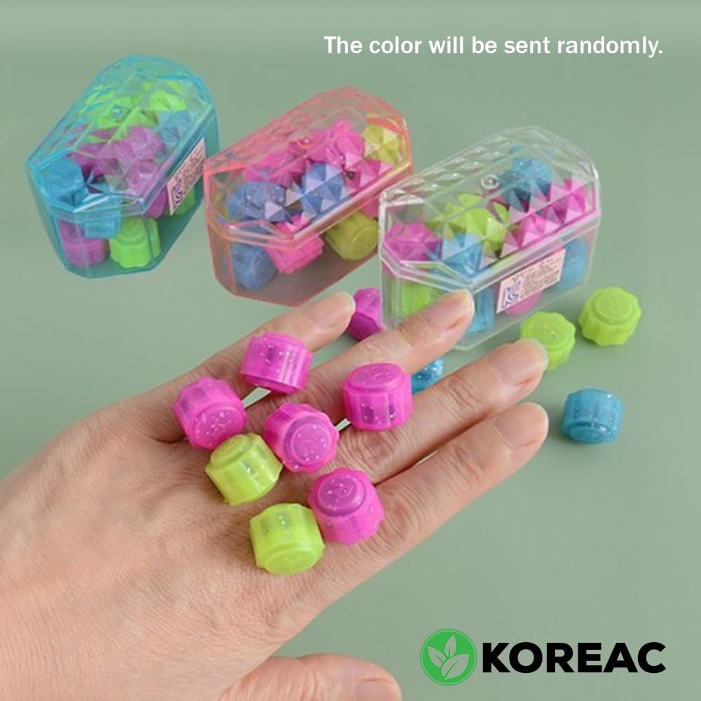 KOREAC_Gonggi Konggi Korean Jack 1.7 inches x 2.9 inches, Pink, Blue, Green