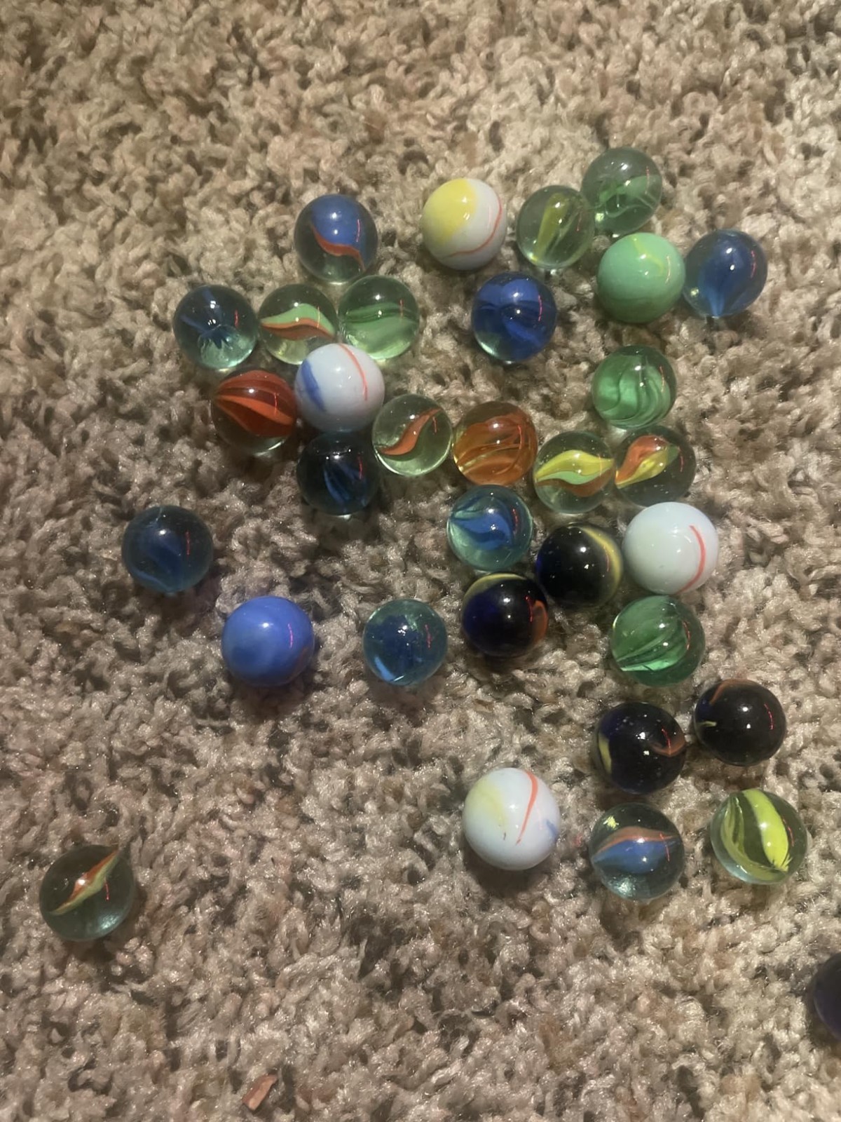 55+ Colorful Glass Marbles, 0.6 inch Marbles Bulk for Kids Marble Games,DIY and