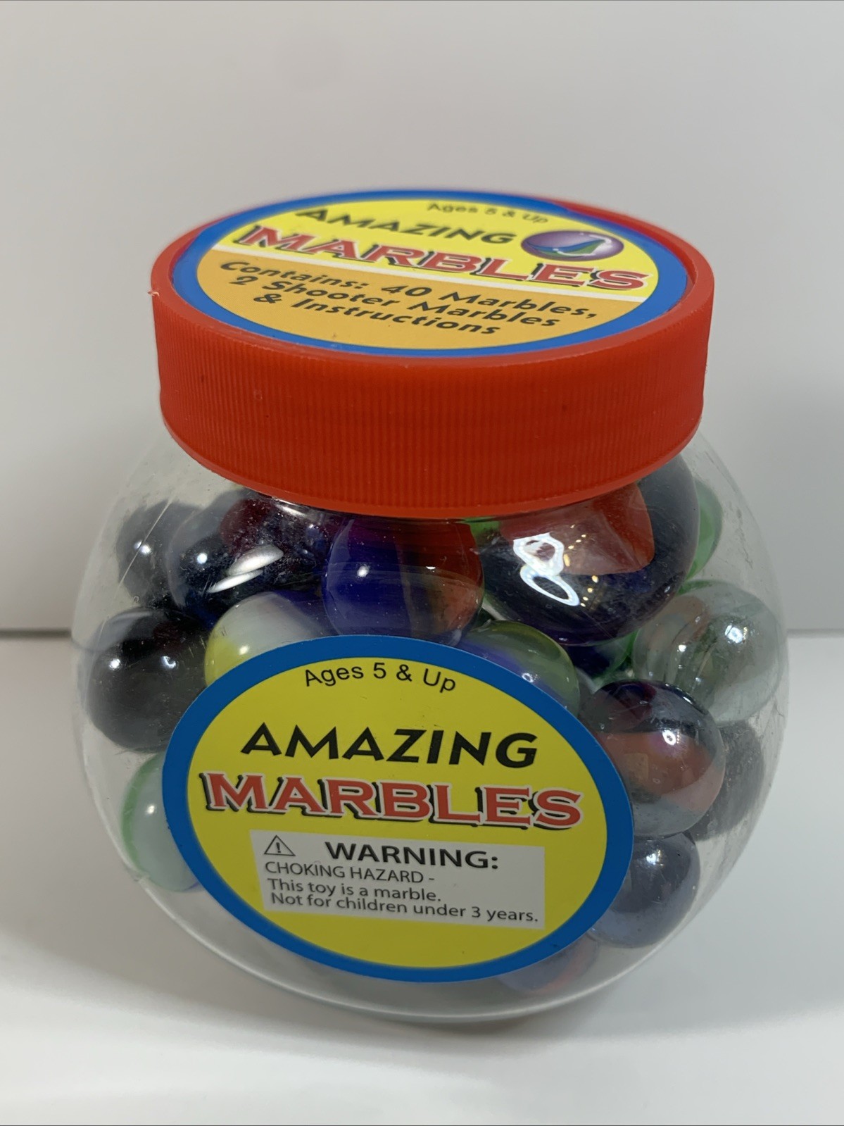 Toyi Amazing Marbles 48 Marbles & 2 Shooters Original Container 2006