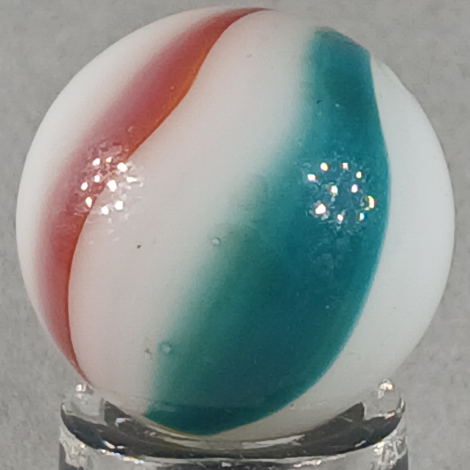 Vintage Imported Patch And Ribbon Marble .64 Inches Near-Mint Condition