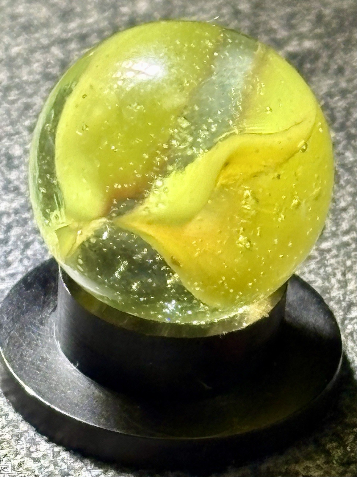 VTG Bogard / Heaton Hybrid Cat’s Eye Marble .52” HTF Mint