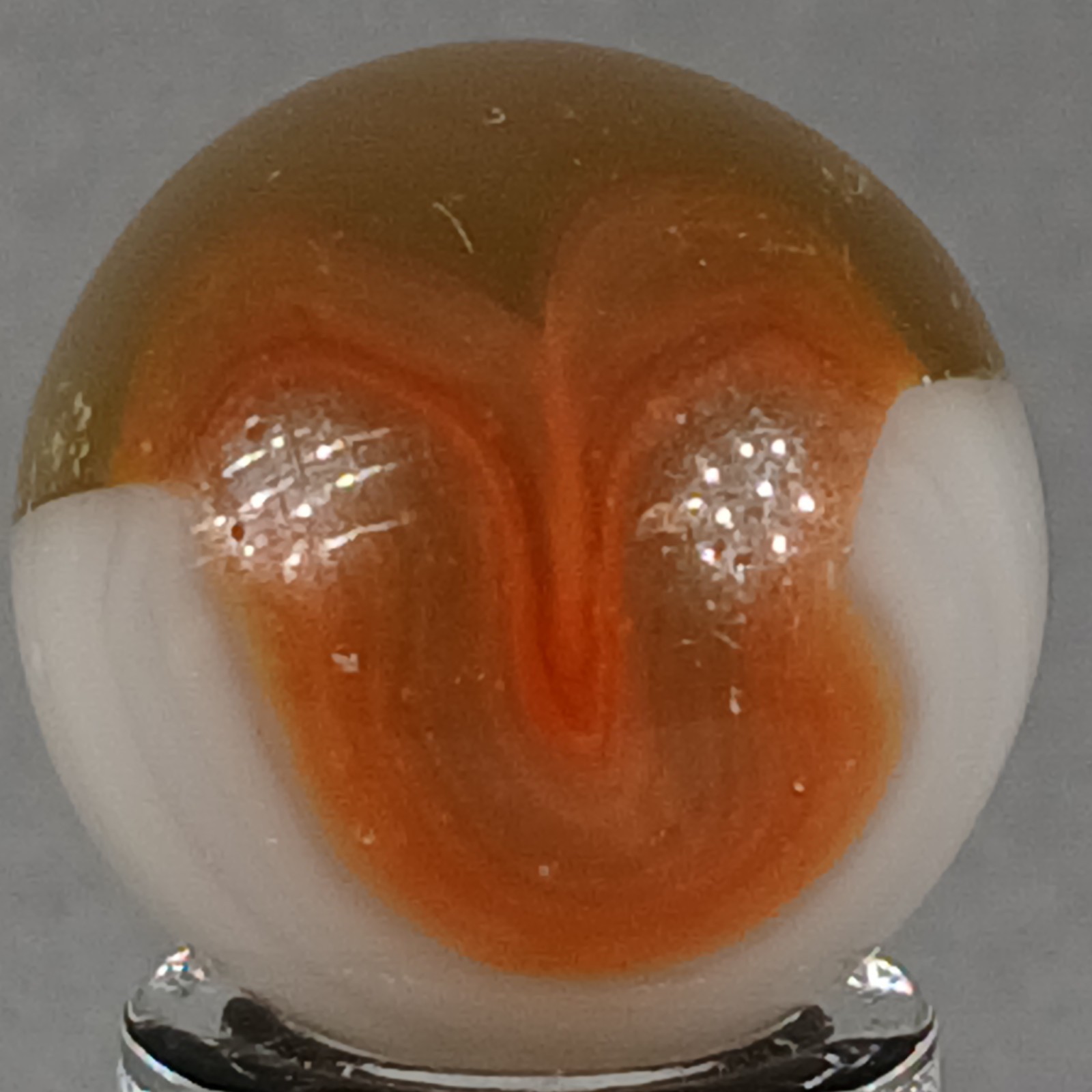 Vintage Vitro Conqueror Marble .61 Inches Near-Mint Condition