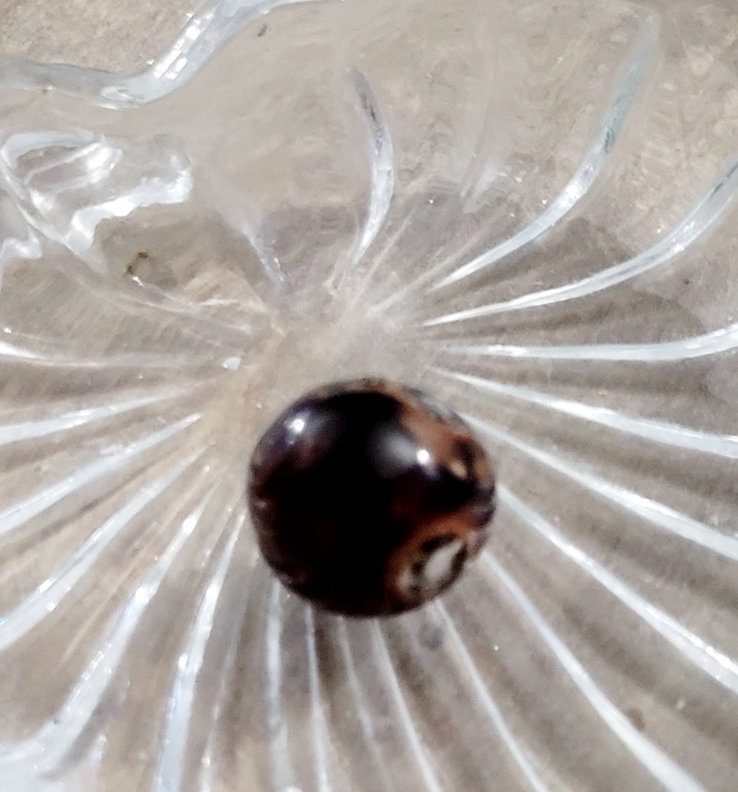 Early German Marble, Brown, Light And Dark, Bennington