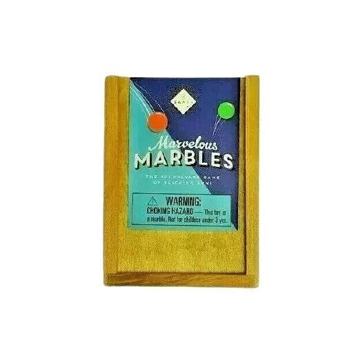 Marbles Game Wood Box Set The Games Club – For Fun & Crafts