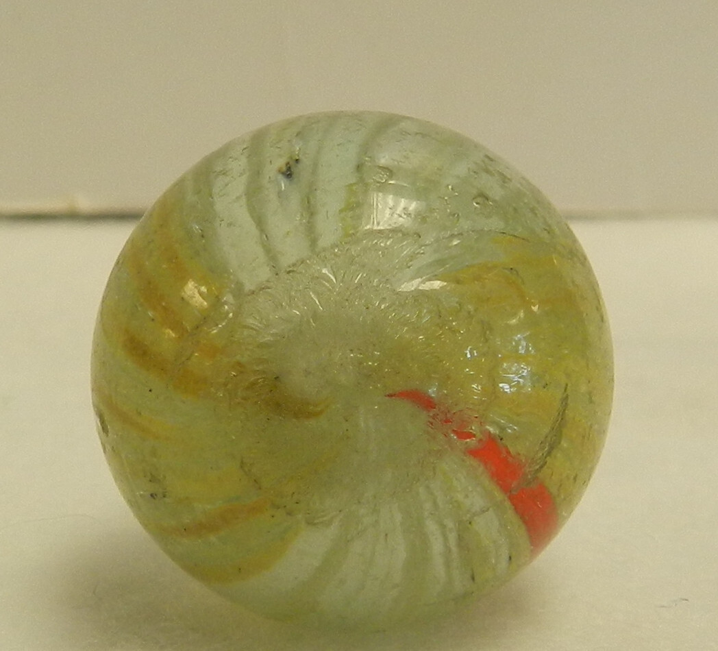 #18479m Bigger .87 Inches German Handmade Onionskin Style Shooter Marble