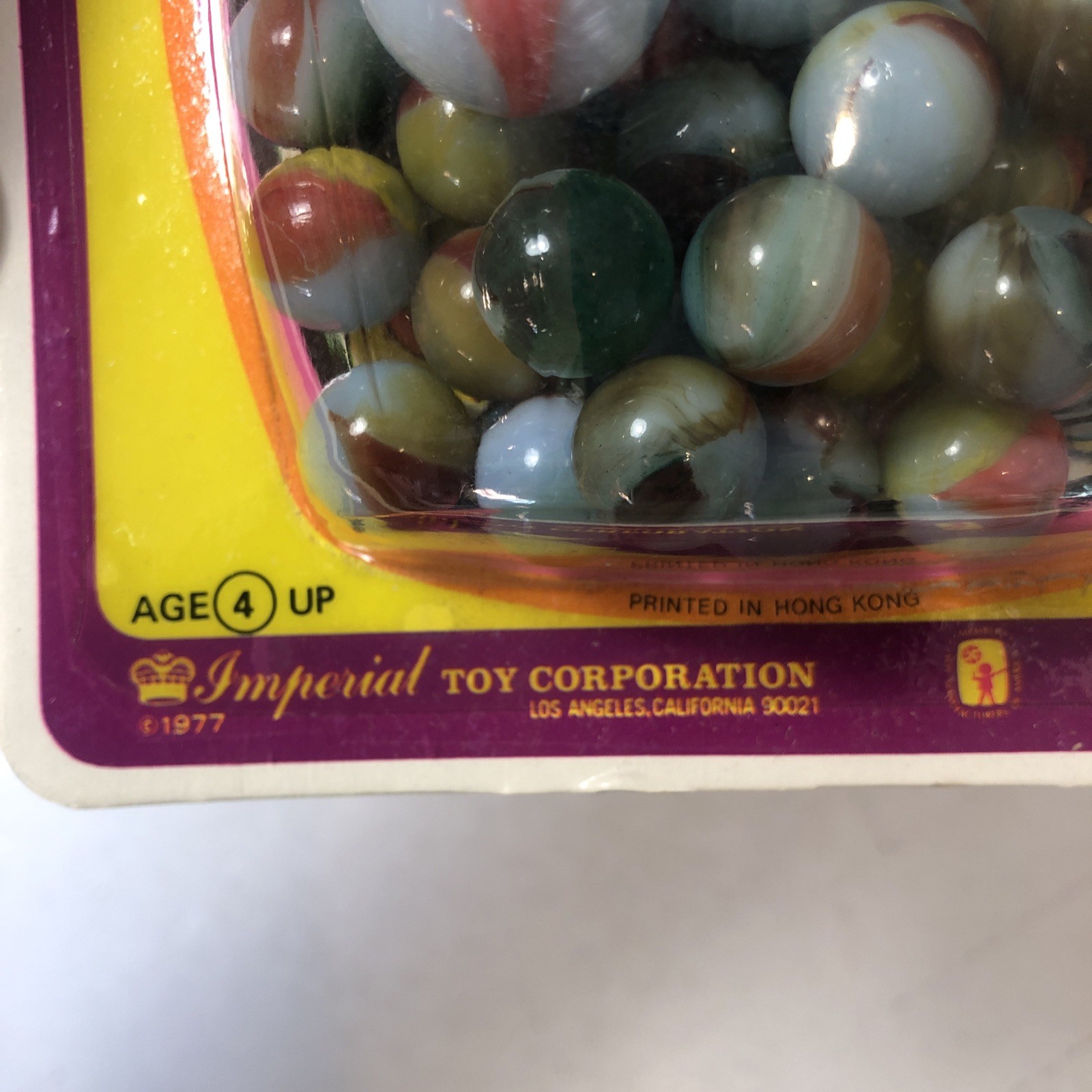 Barrel of Marbles 48 Glass +2 Shooters 1977 Imperial Toy Corporation #6068 RARE