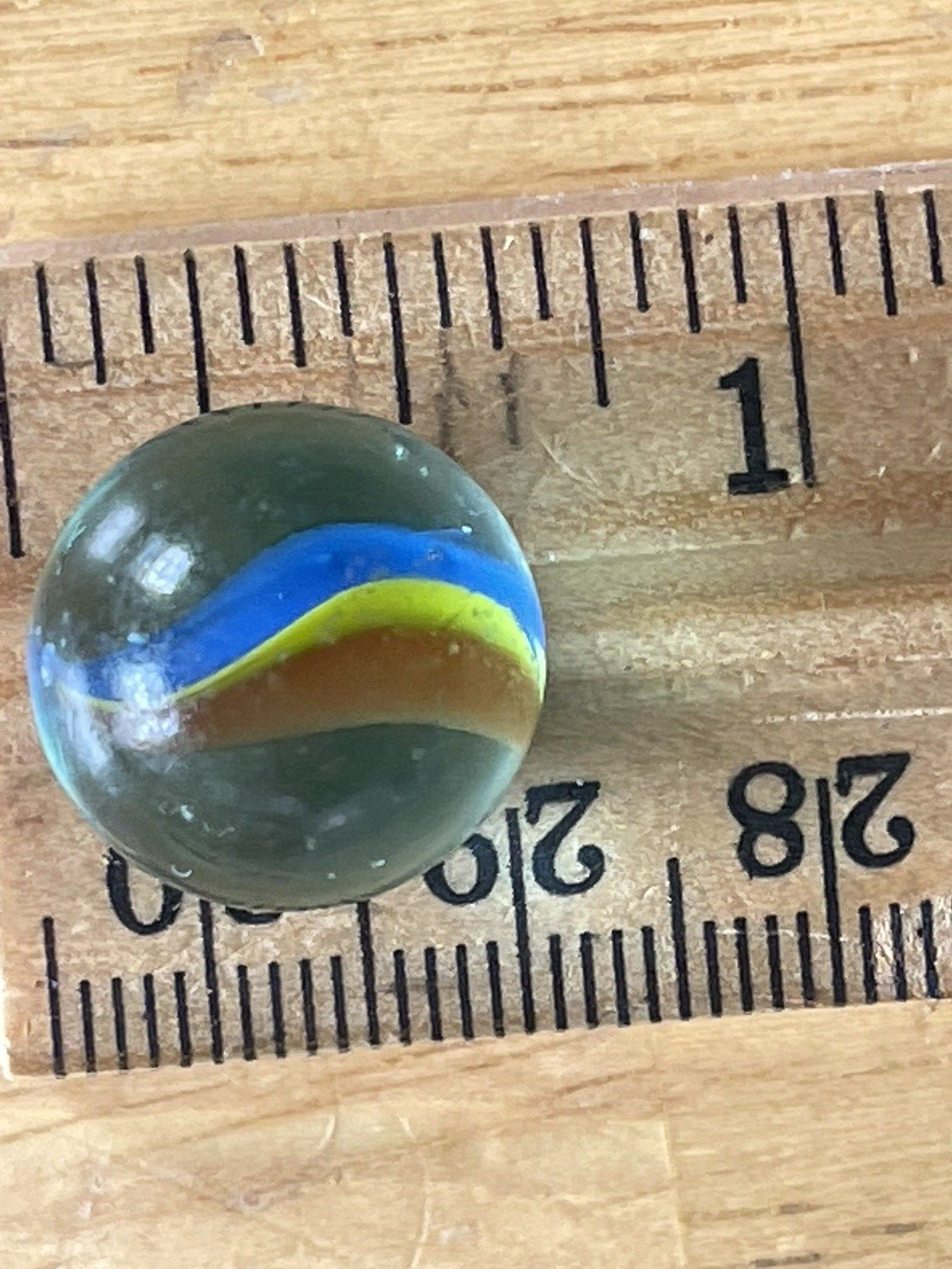 Vintage Glass Ribbon Core Marbles Lot Of 50 Cats Eye Crafts