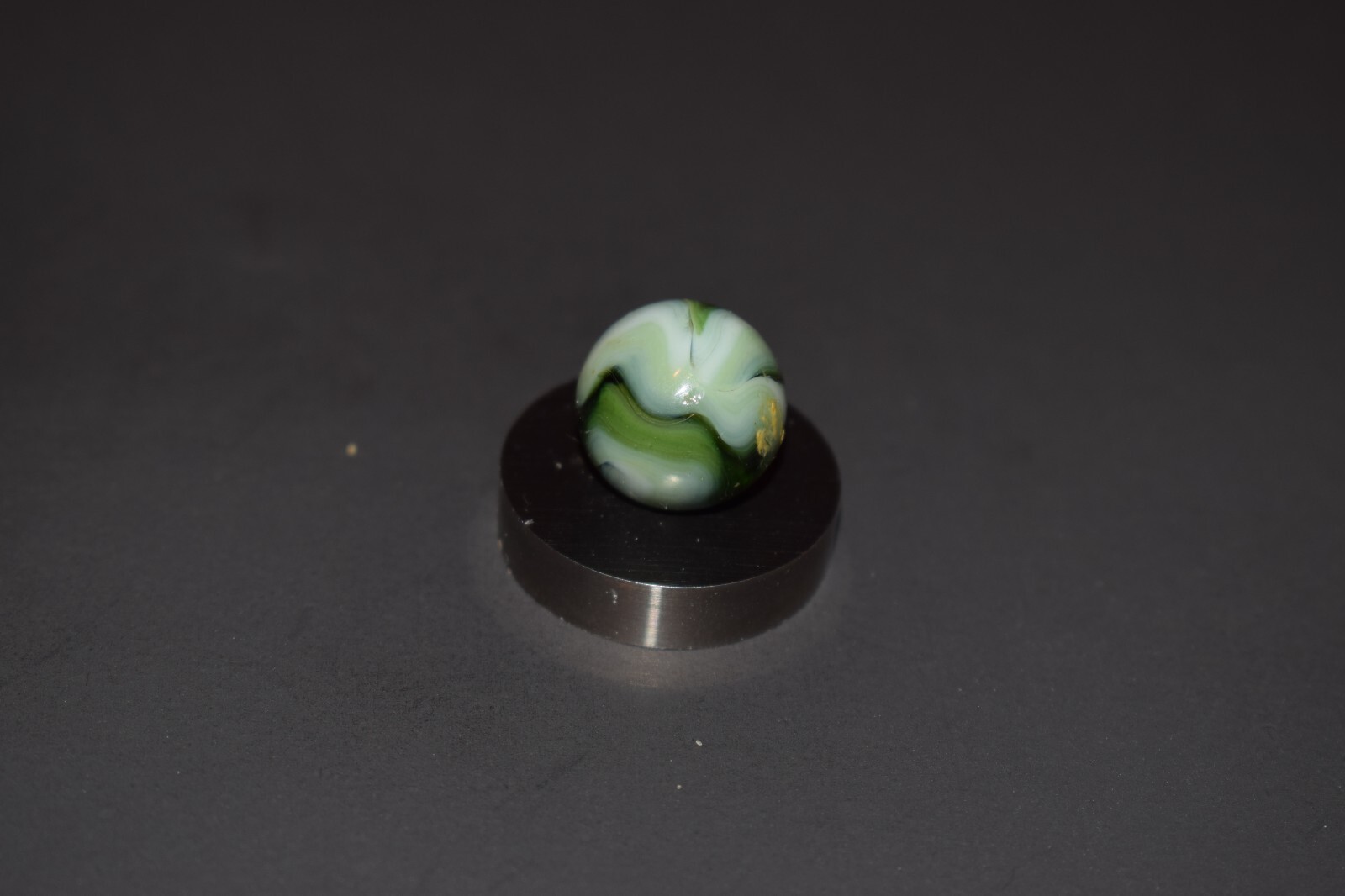 ⭐M.F. Christensen 🌿Rare Color Olive Green Slag Marble🌿 Size .625″=5/8″=16mm⭐