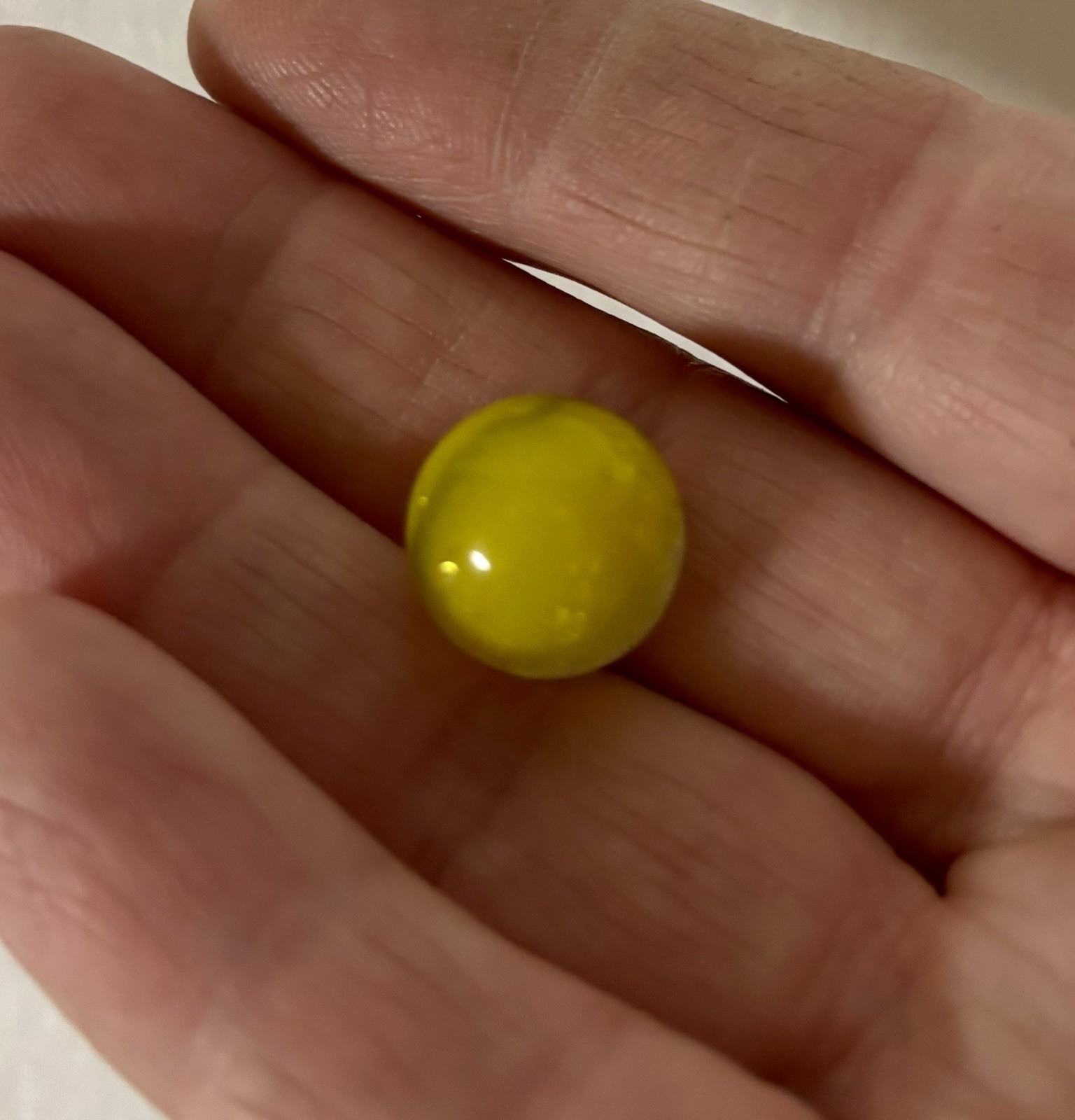 Vintage Marbles, Set of 7, Plus Leather Marble Pouch