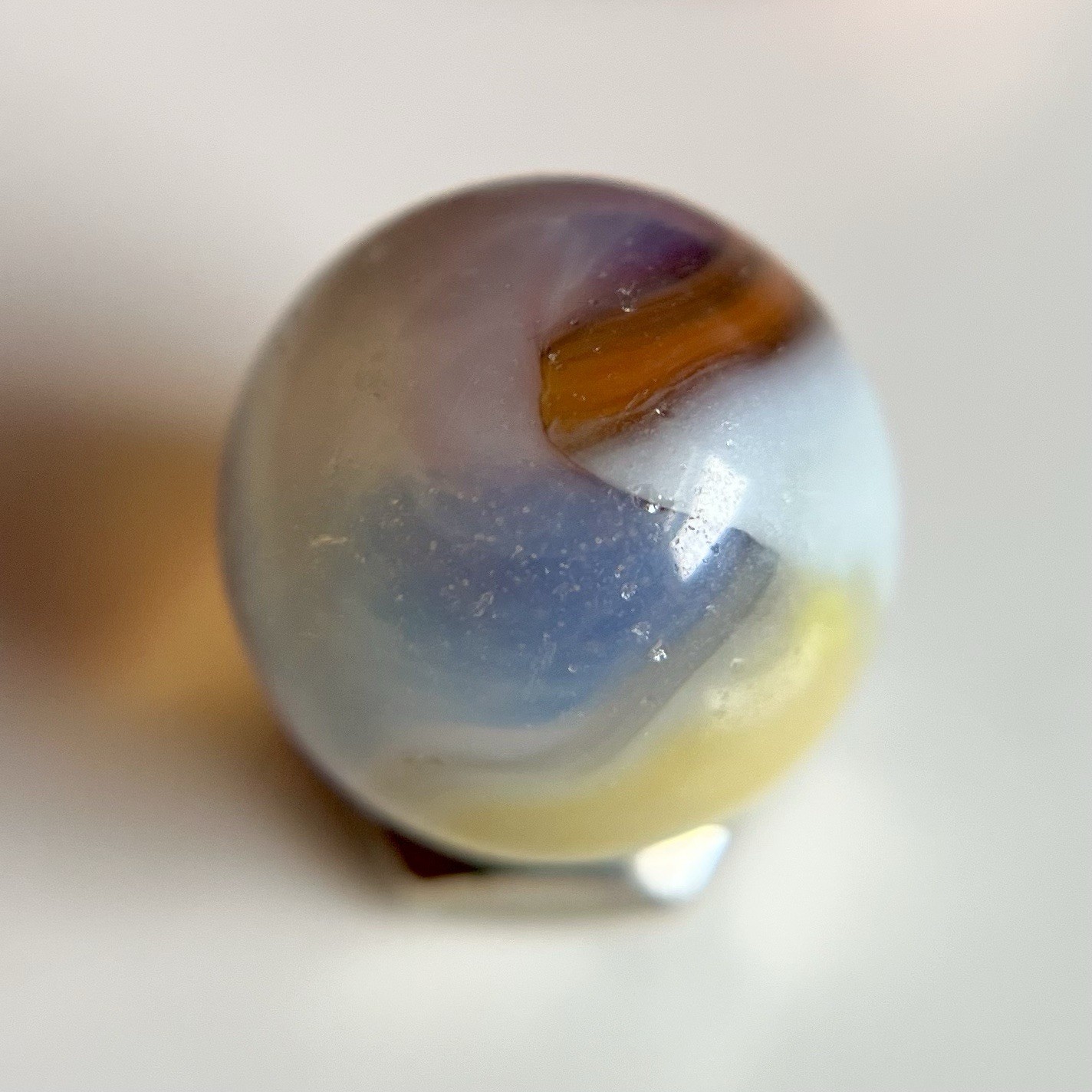 🌟HTF Vitro Phantom Conqueror OPAL Oxblood? Marble NM .60”