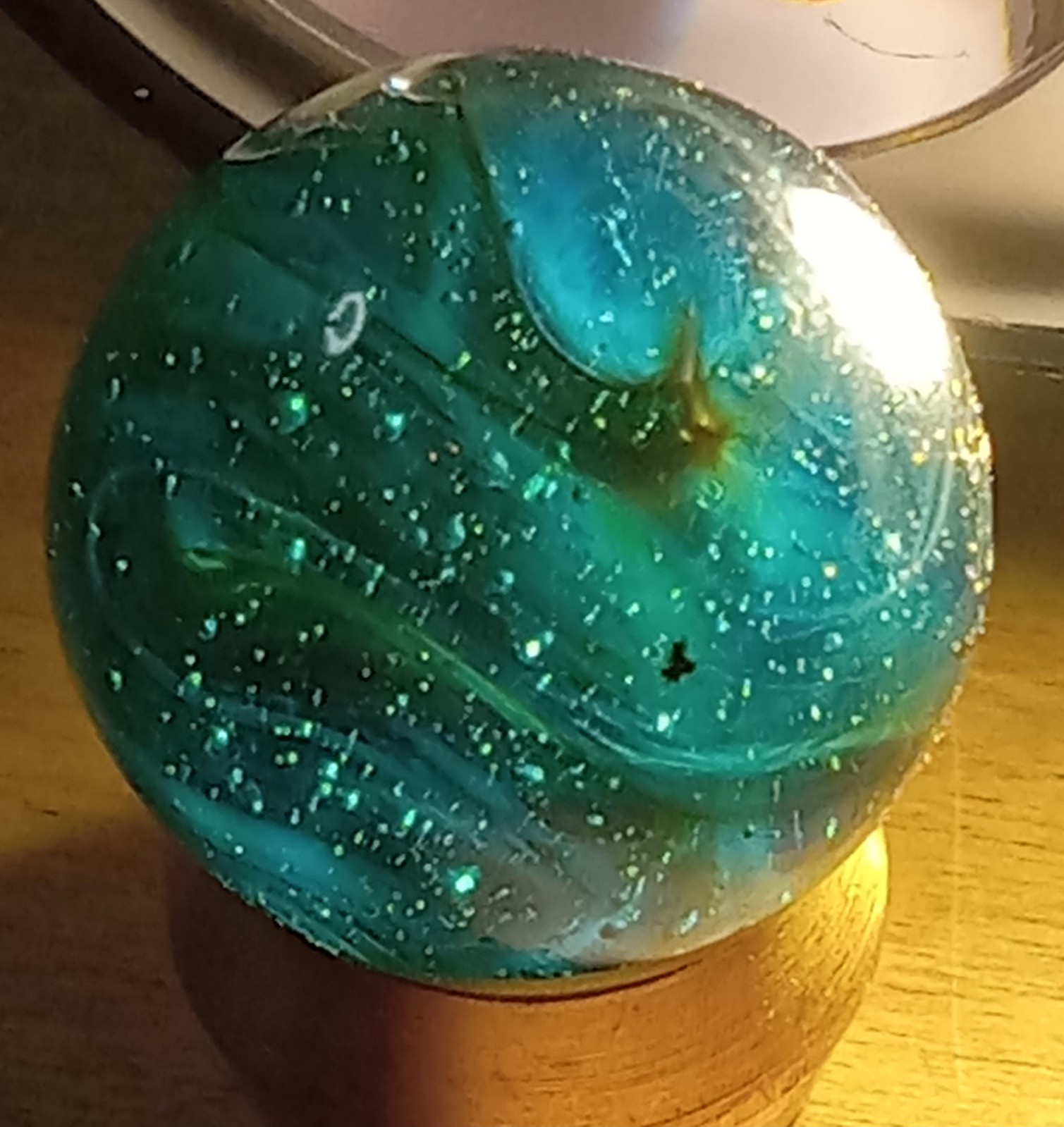 SCARCE LIMITED PRODUCTION Davis Marble Works WV Swirl Pennsboro 1947-48 DAZZLING