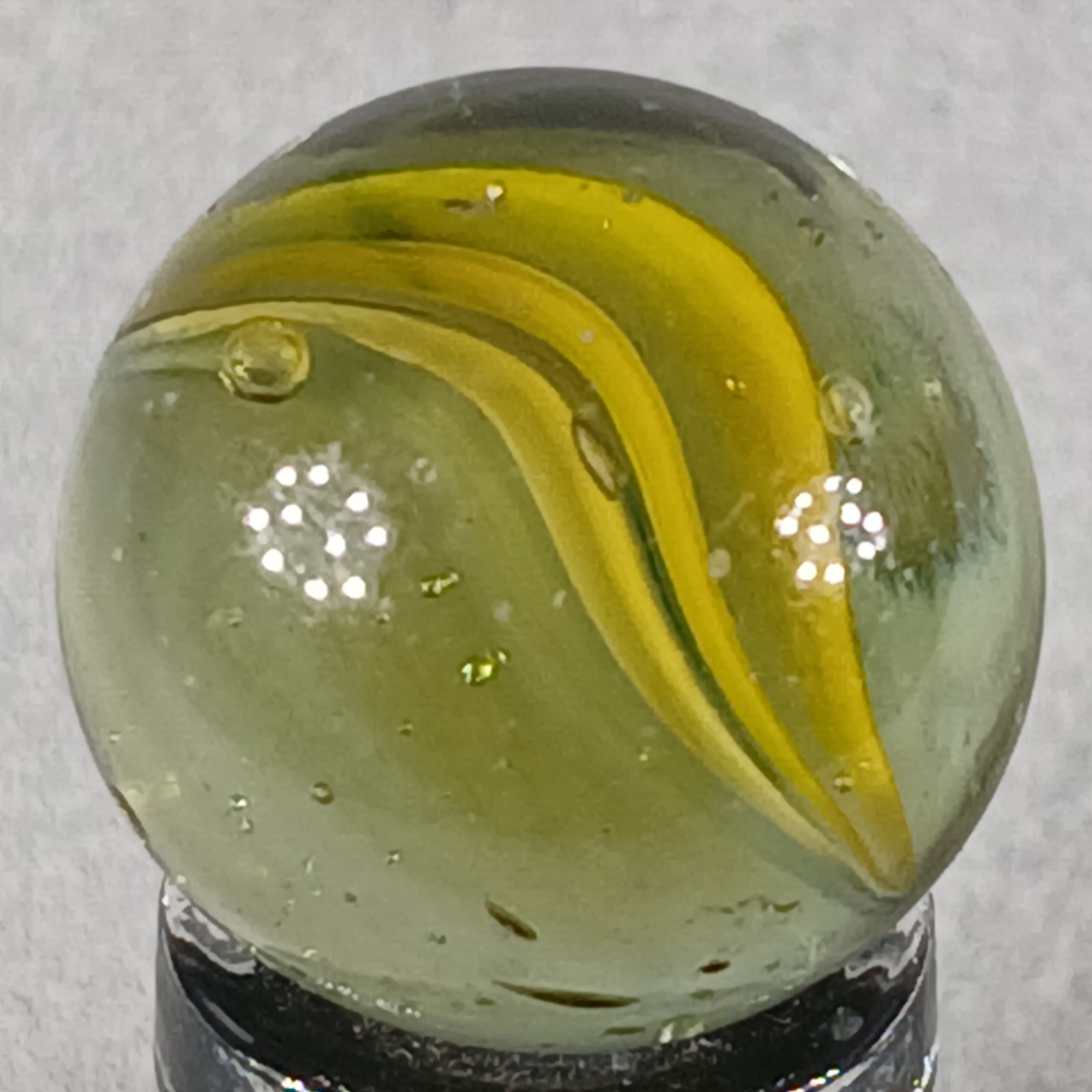Vintage Imported Cat’s Eye Marble .60 Inches Near-Mint Condition
