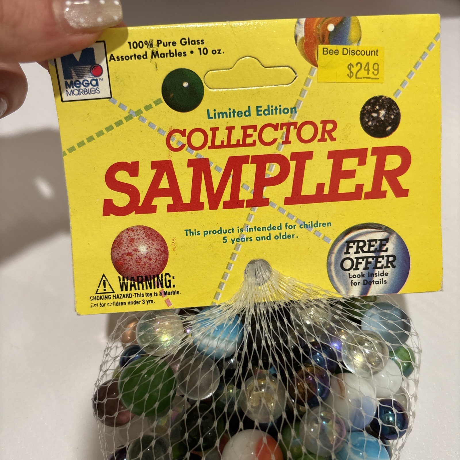 VTG Mega Marbles Limited Edition Collector Sampler *LOT OF 2* 10oz Each, New