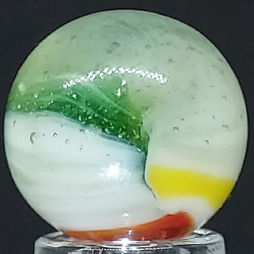 Vintage Vitro Patch Marble 5/8 Inch Size Mint Condition